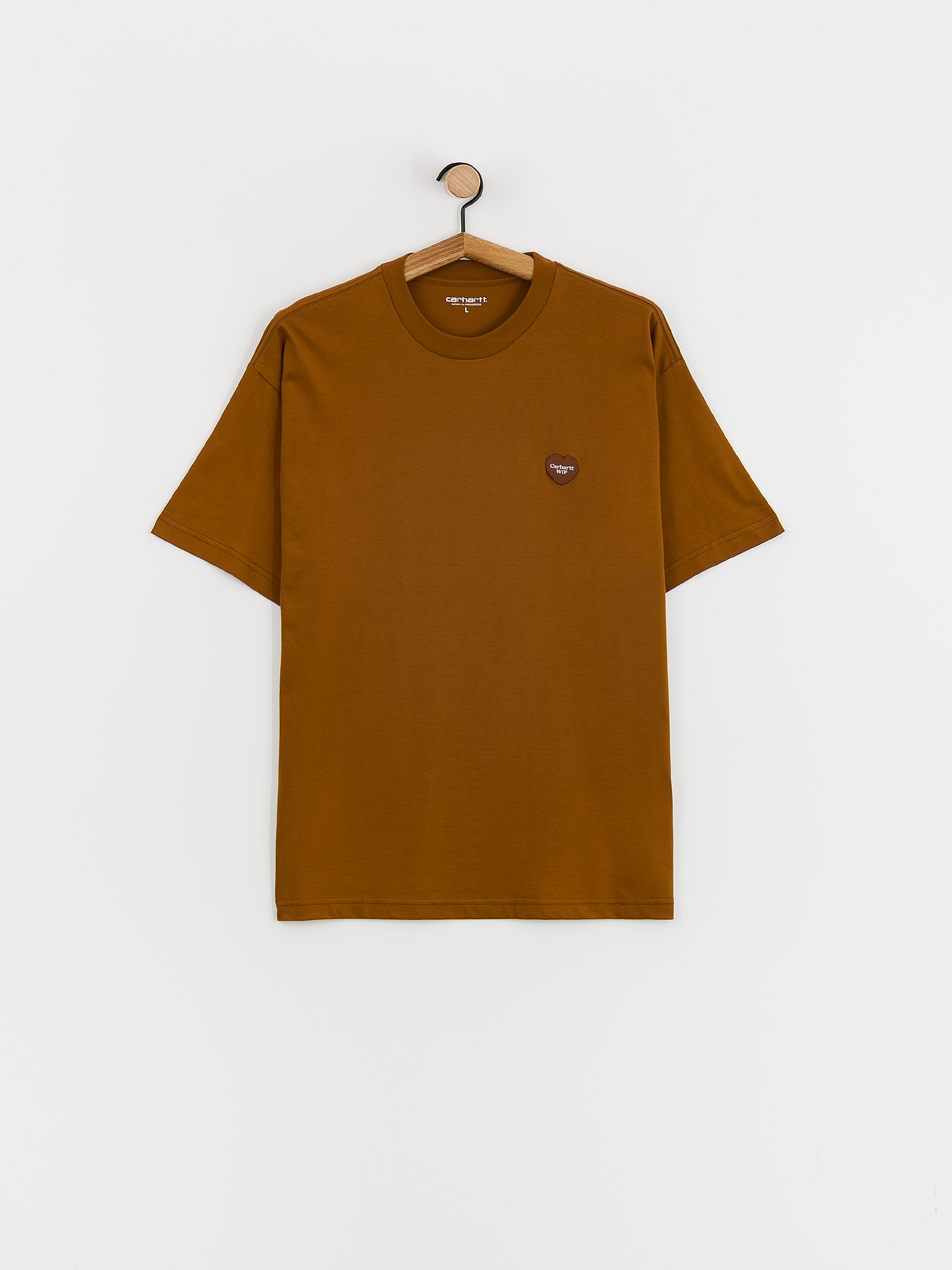 Carhartt WIP Heart Patch Póló (deep h brown)