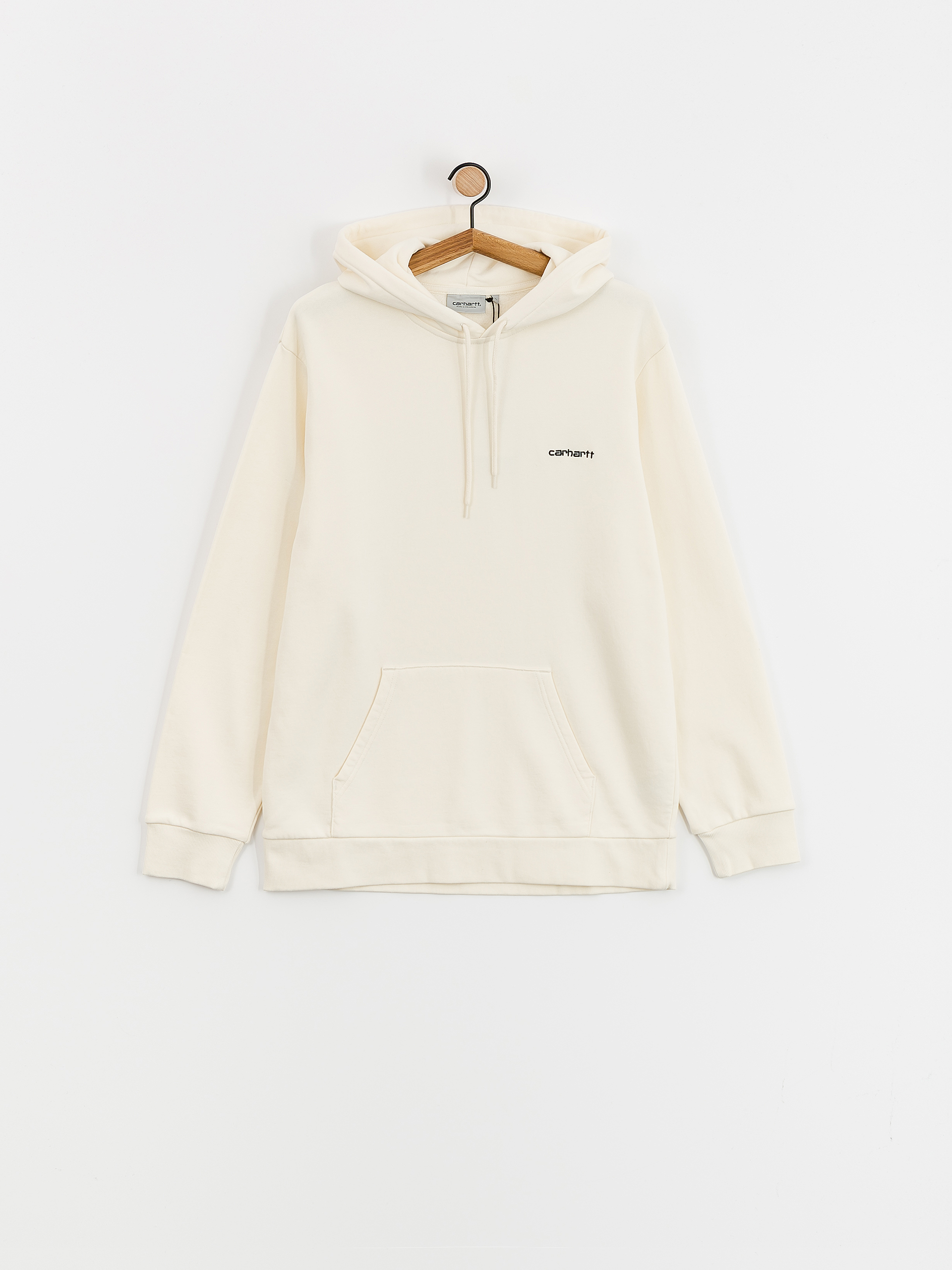 Carhartt WIP Script Embroidery HD Kapucnis pulóver (wax/black)