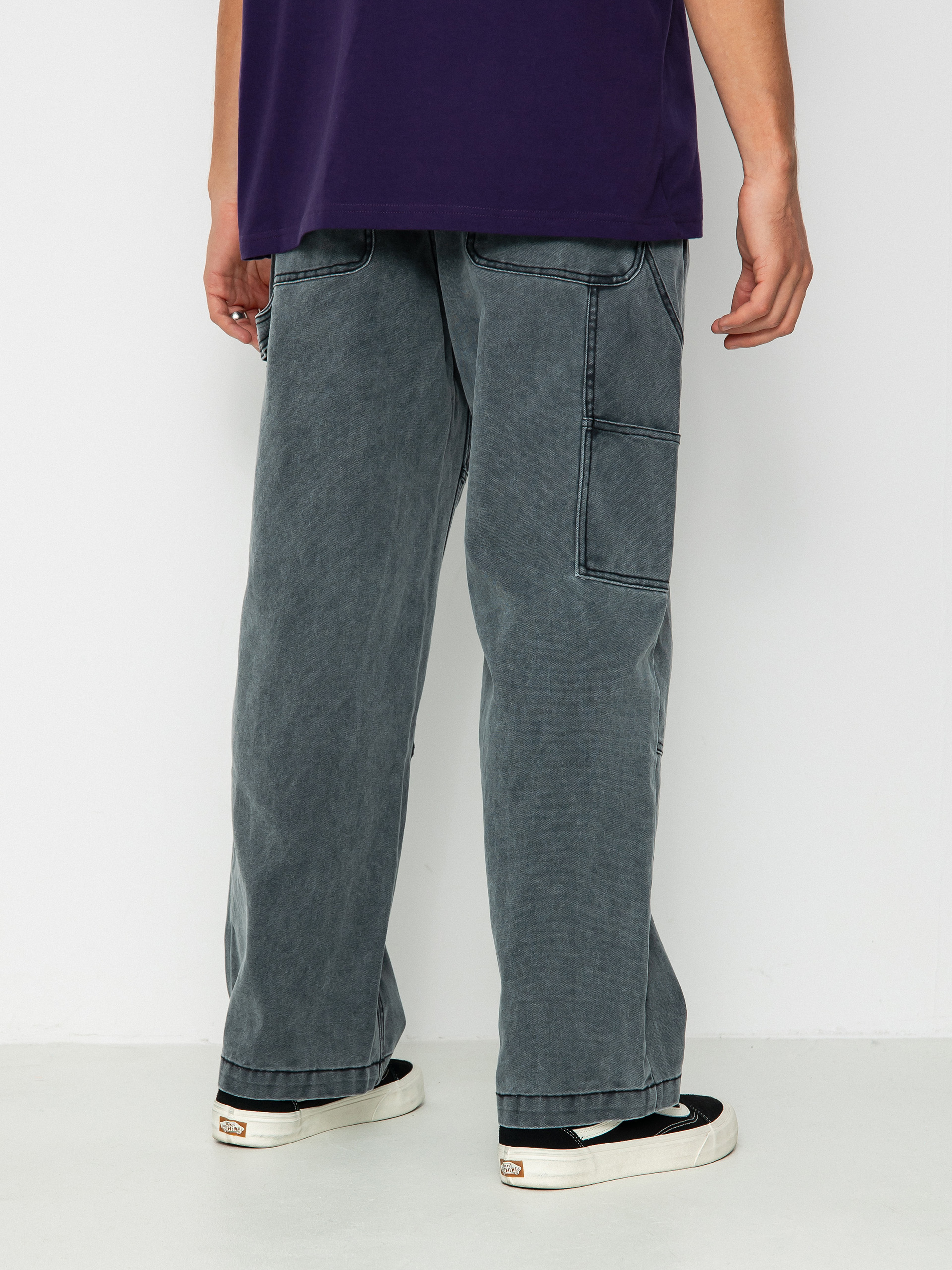 Element Carpenter Canva Kisnadrág (washed black)