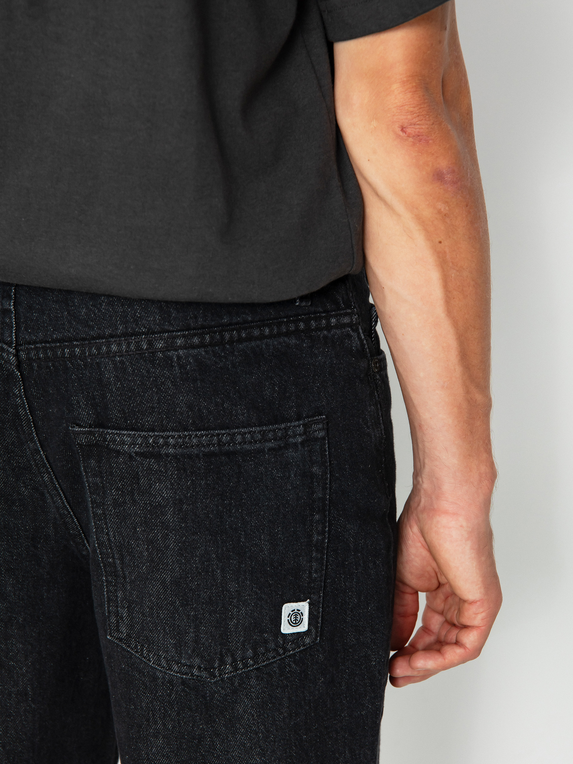 Element Relax 5 Kisnadrág (washed black)