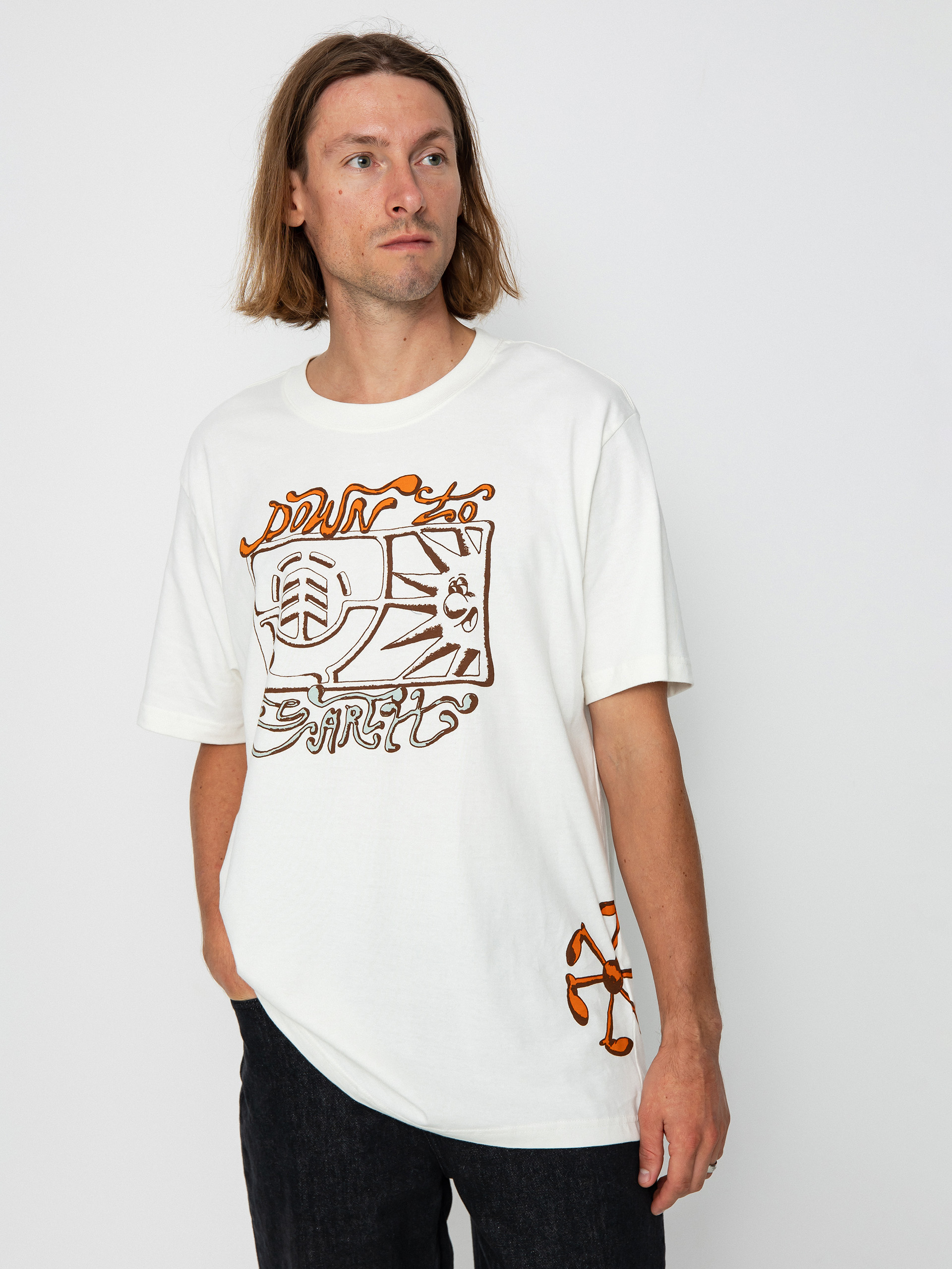 Element Down To Earth Póló (egret)