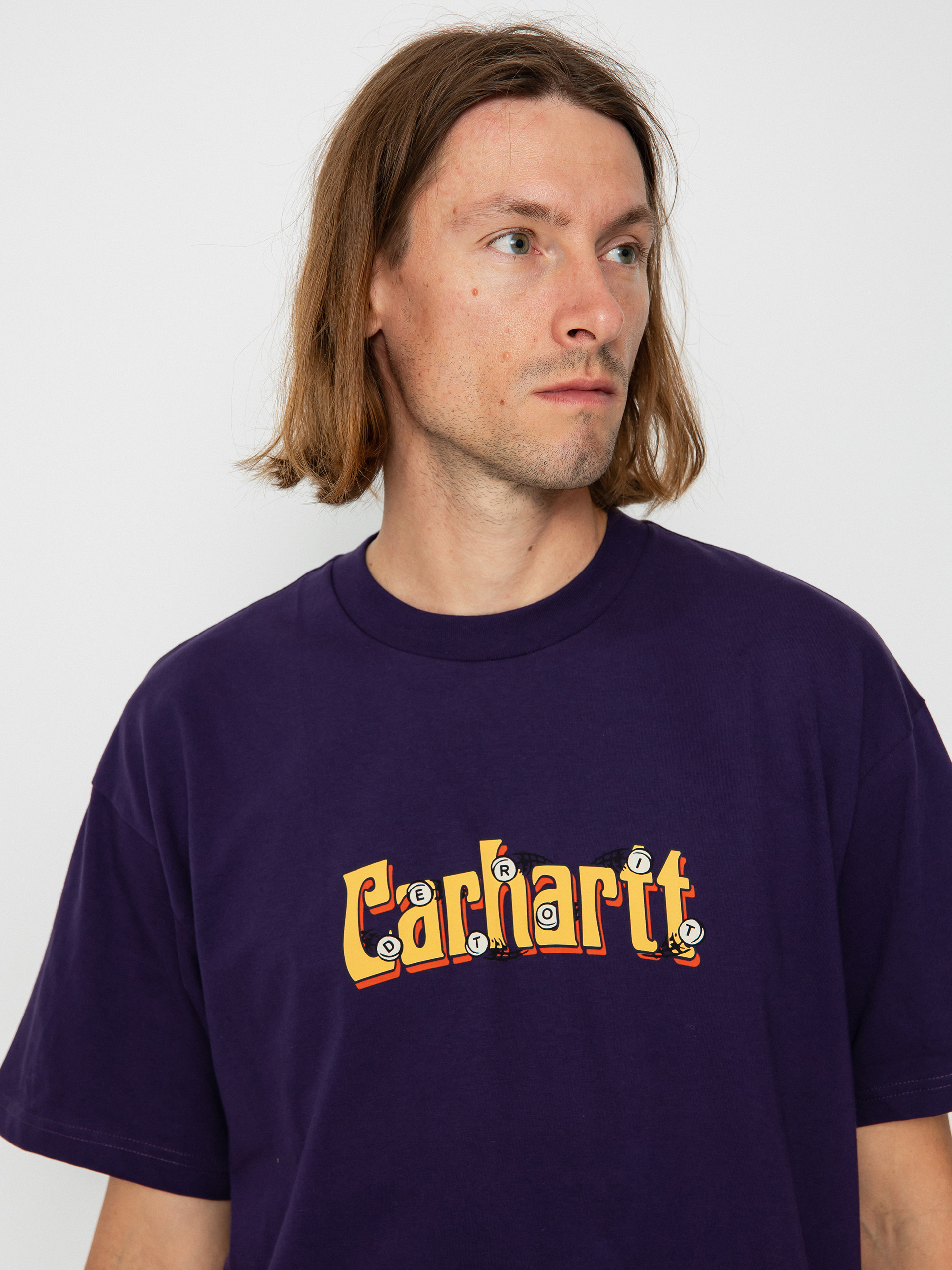 Carhartt WIP Spin Script Póló (cassis)