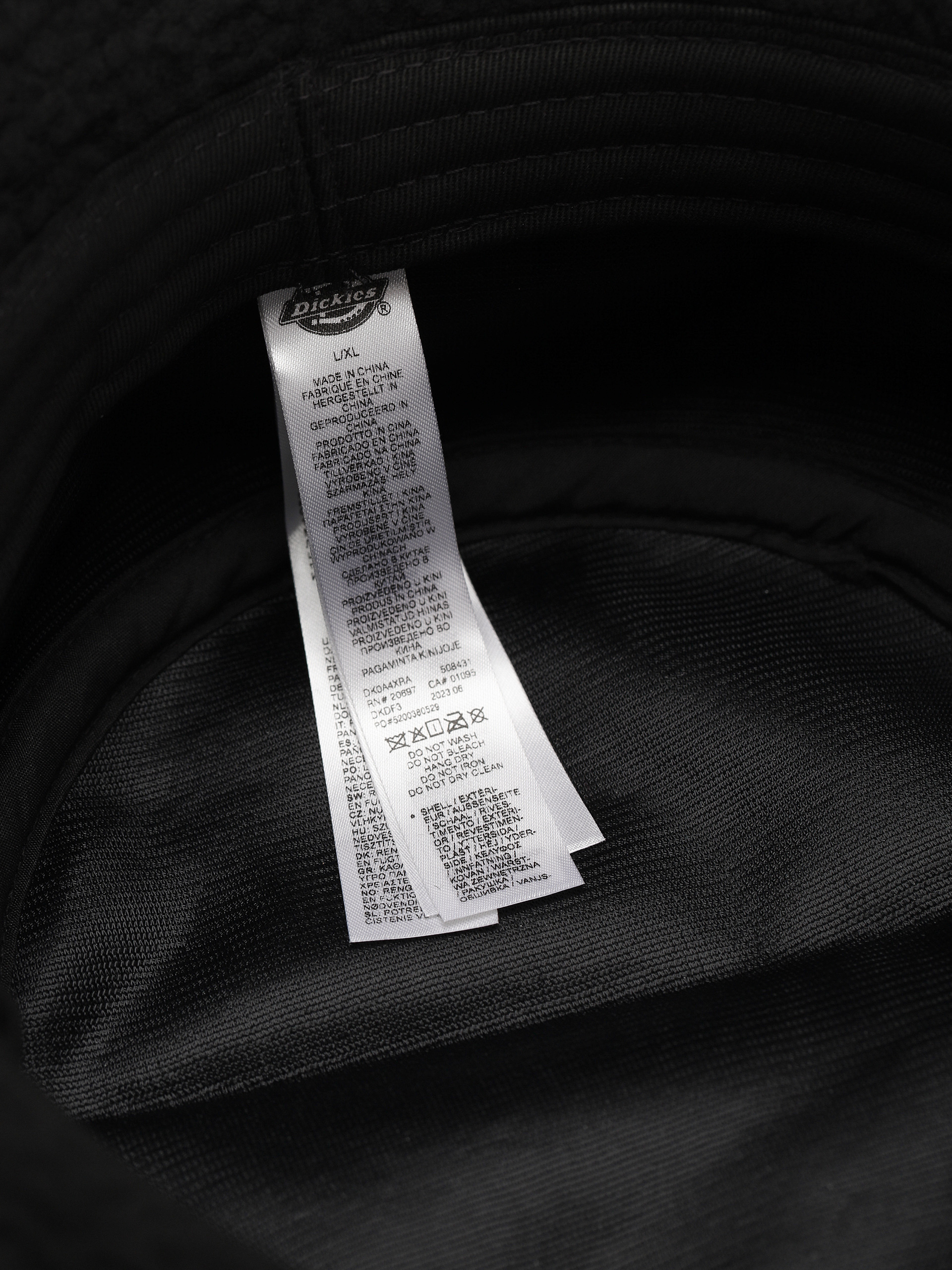 Dickies Red Chute Kalap (black)