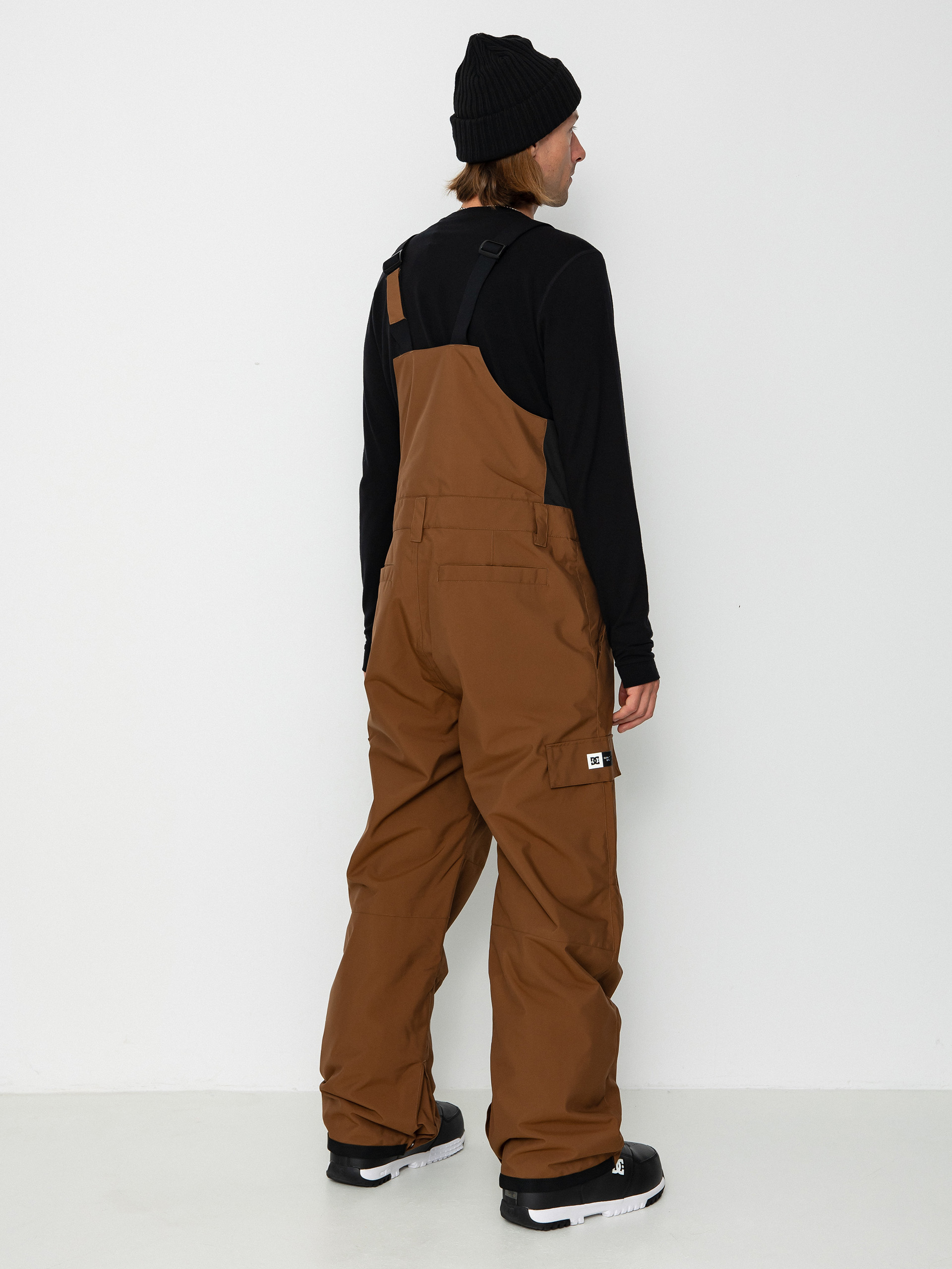 Férfi DC Docile Bib Snowboard nadrág (bison)