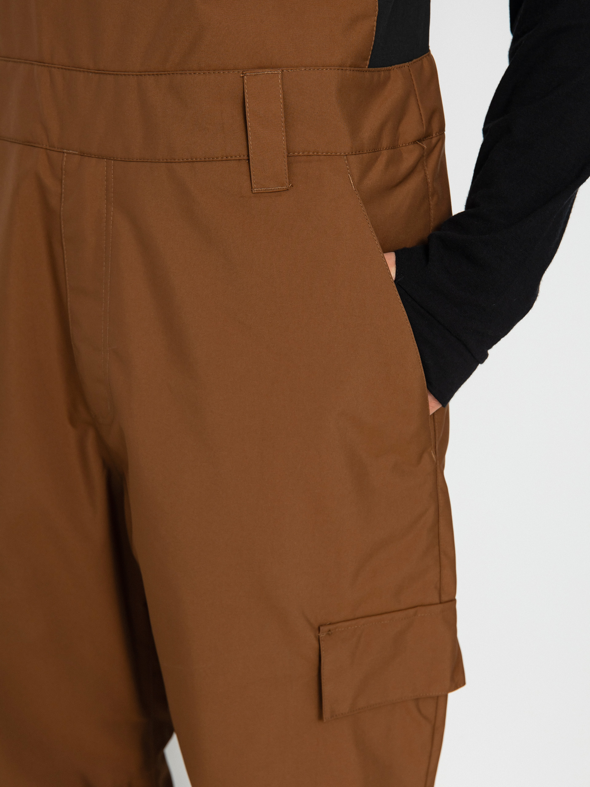 Férfi DC Docile Bib Snowboard nadrág (bison)