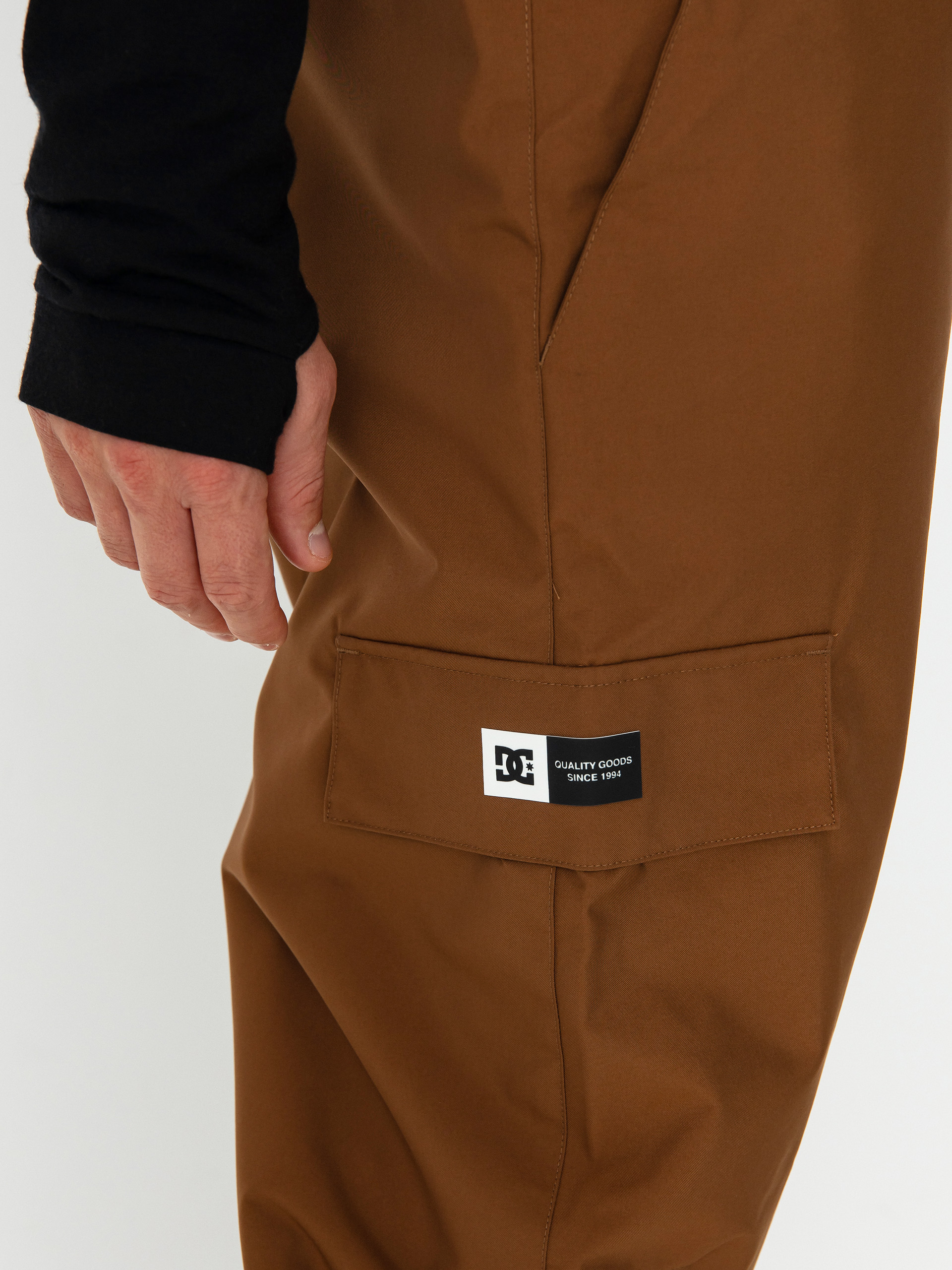 Férfi DC Docile Bib Snowboard nadrág (bison)