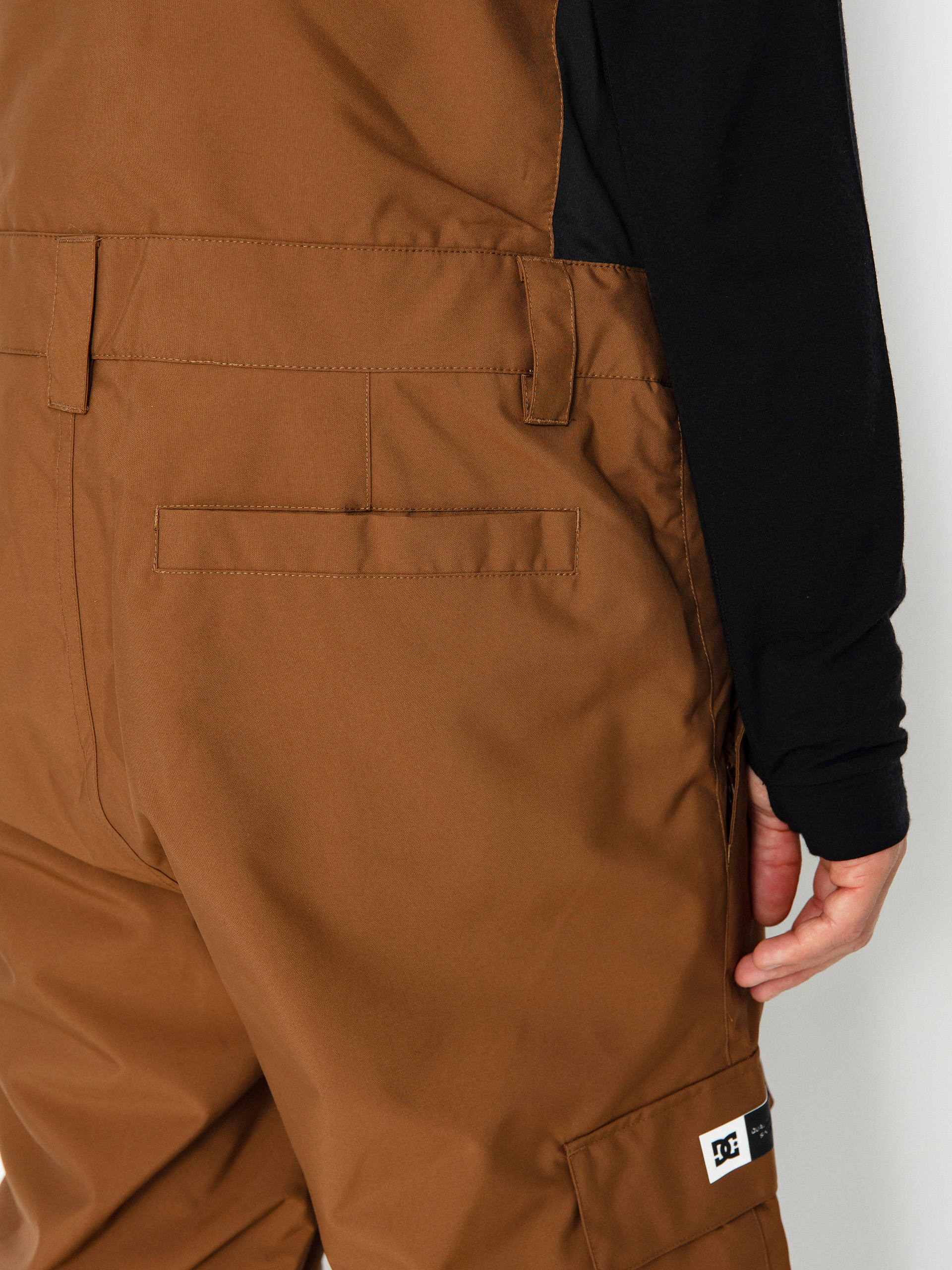 Férfi DC Docile Bib Snowboard nadrág (bison)