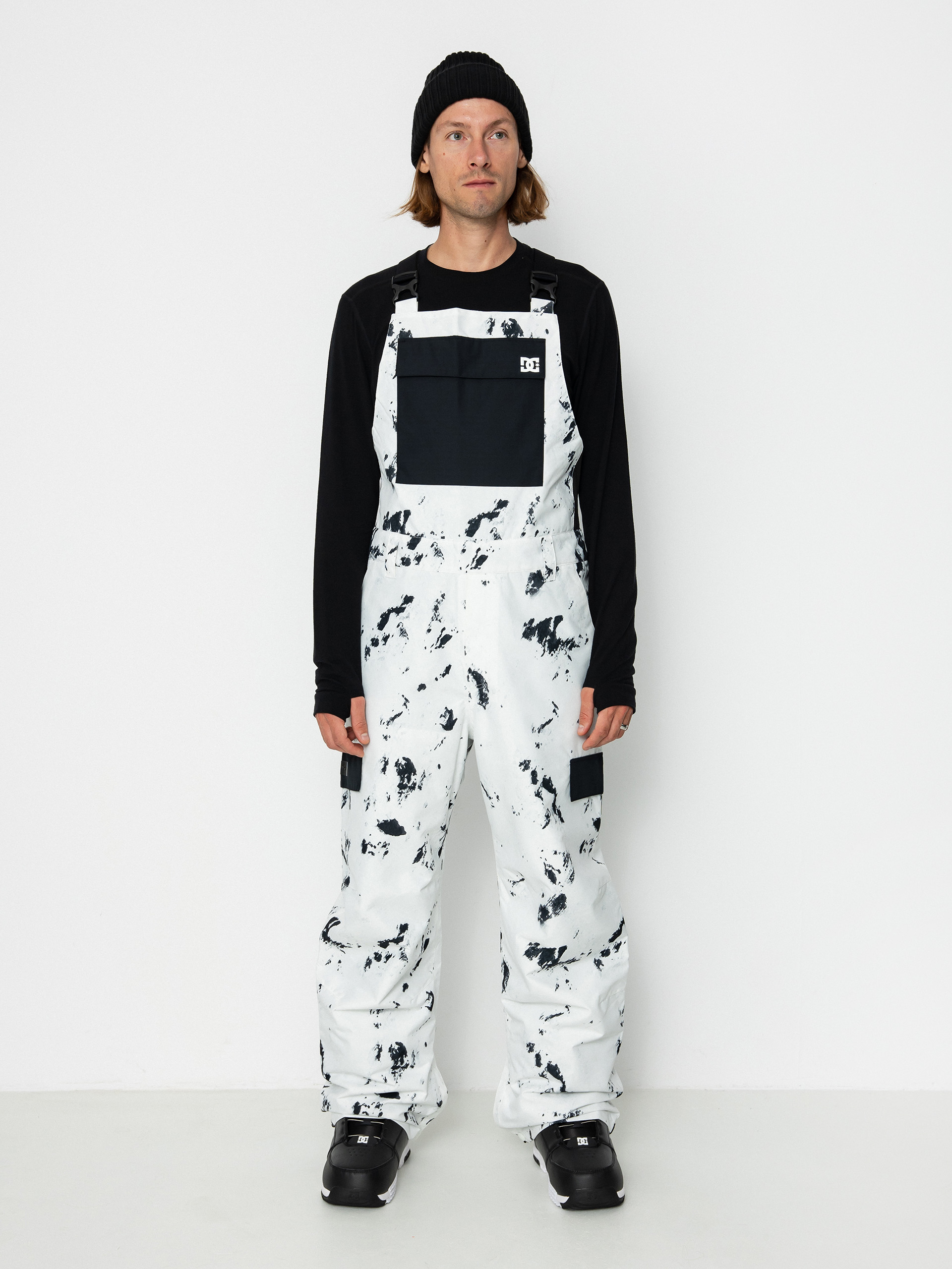 Férfi DC Docile Bib Snowboard nadrág (snow camo)