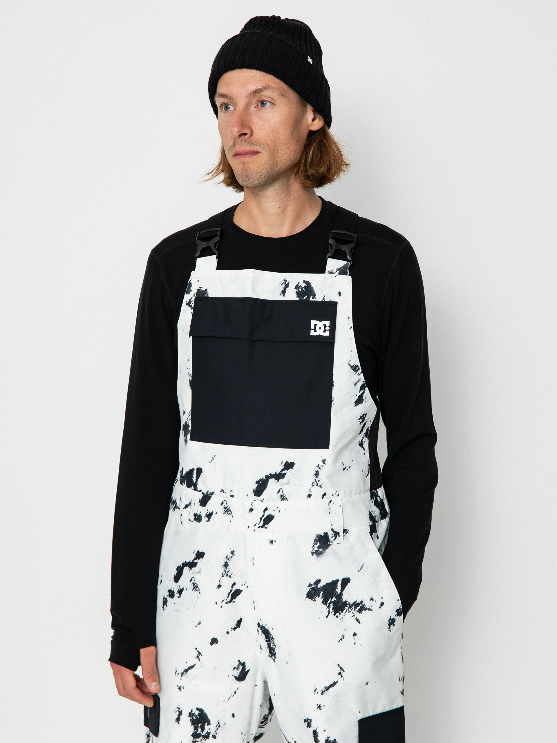 Férfi DC Docile Bib Snowboard nadrág (snow camo)