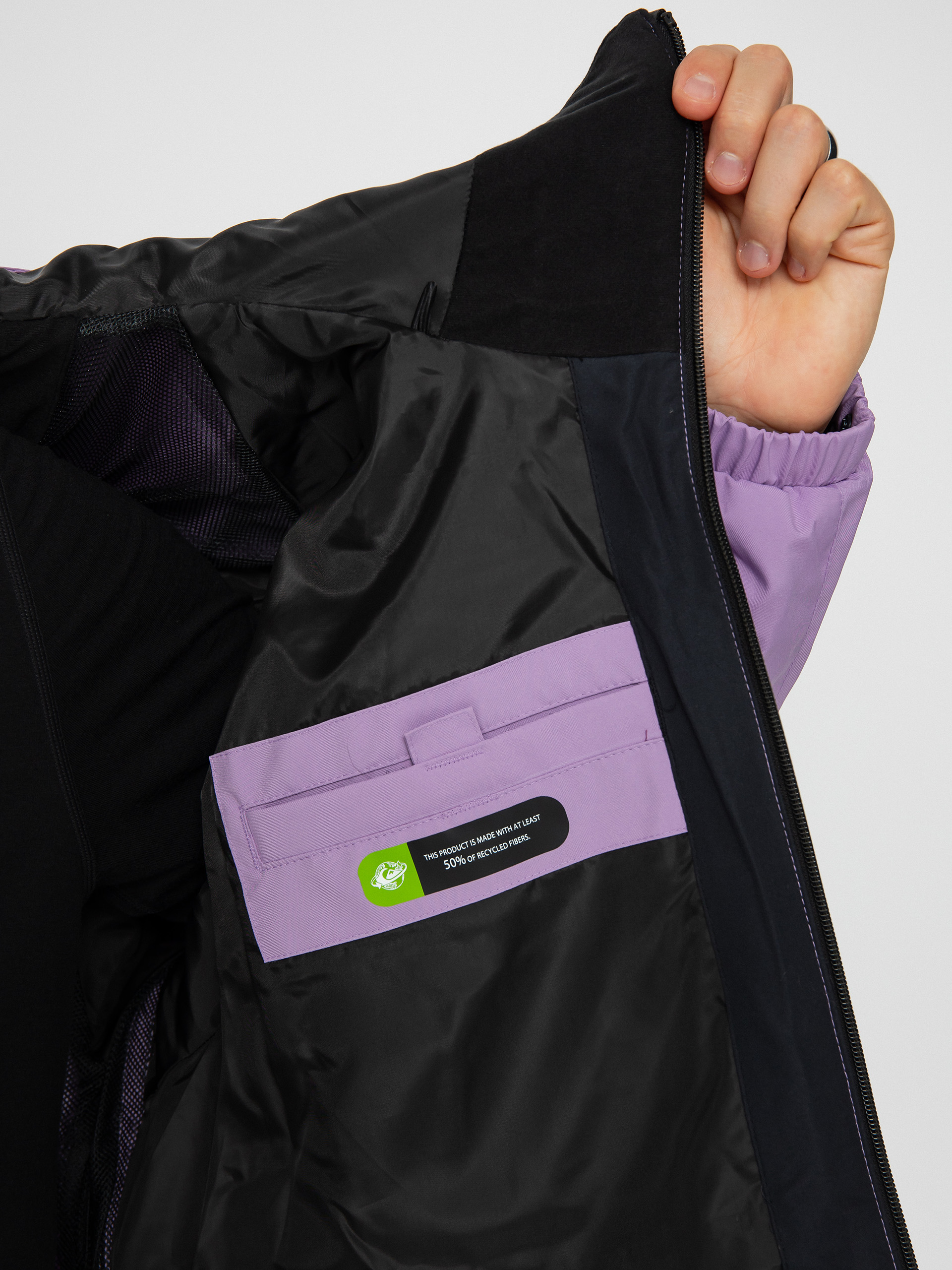 Férfi Quiksilver High In The Hood Snowboard dzseki (regal orchid)