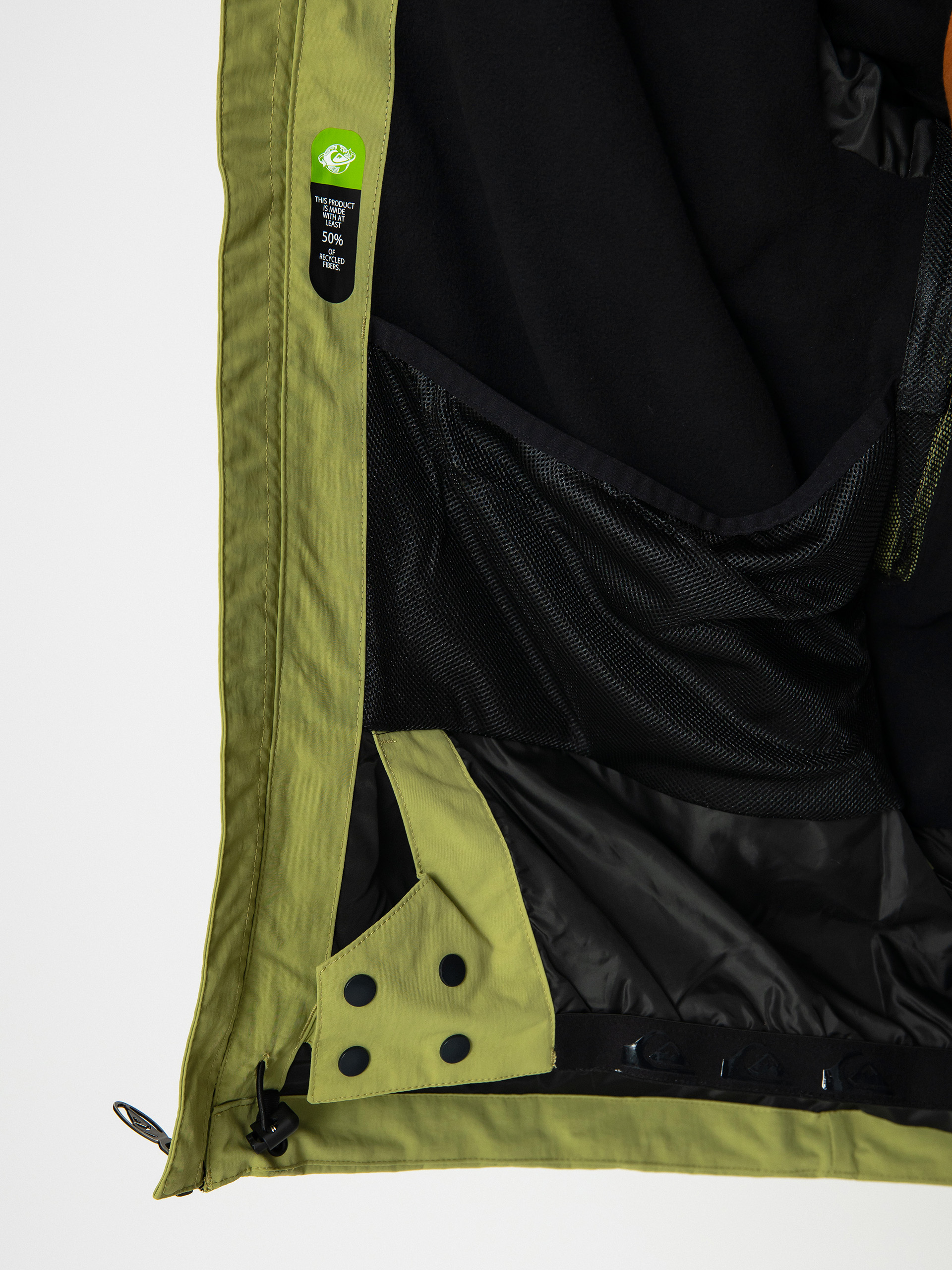 Férfi Quiksilver Live Wire Snowboard dzseki (green olive)