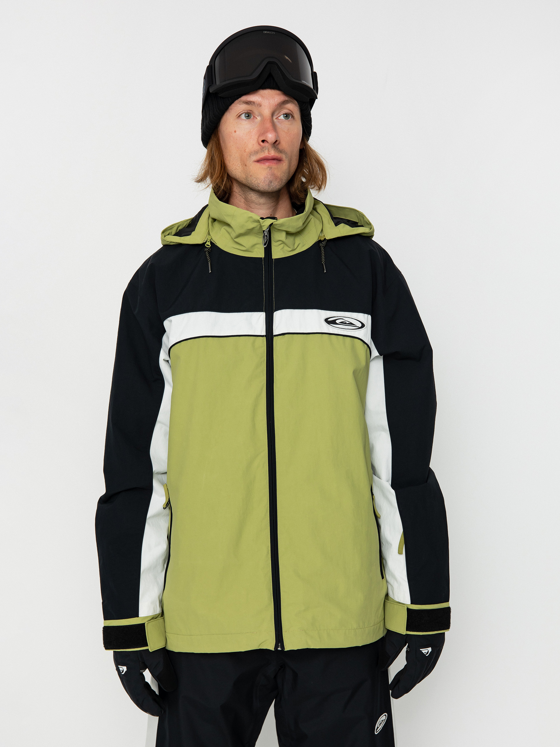 Férfi Quiksilver Live Wire Snowboard dzseki (green olive)