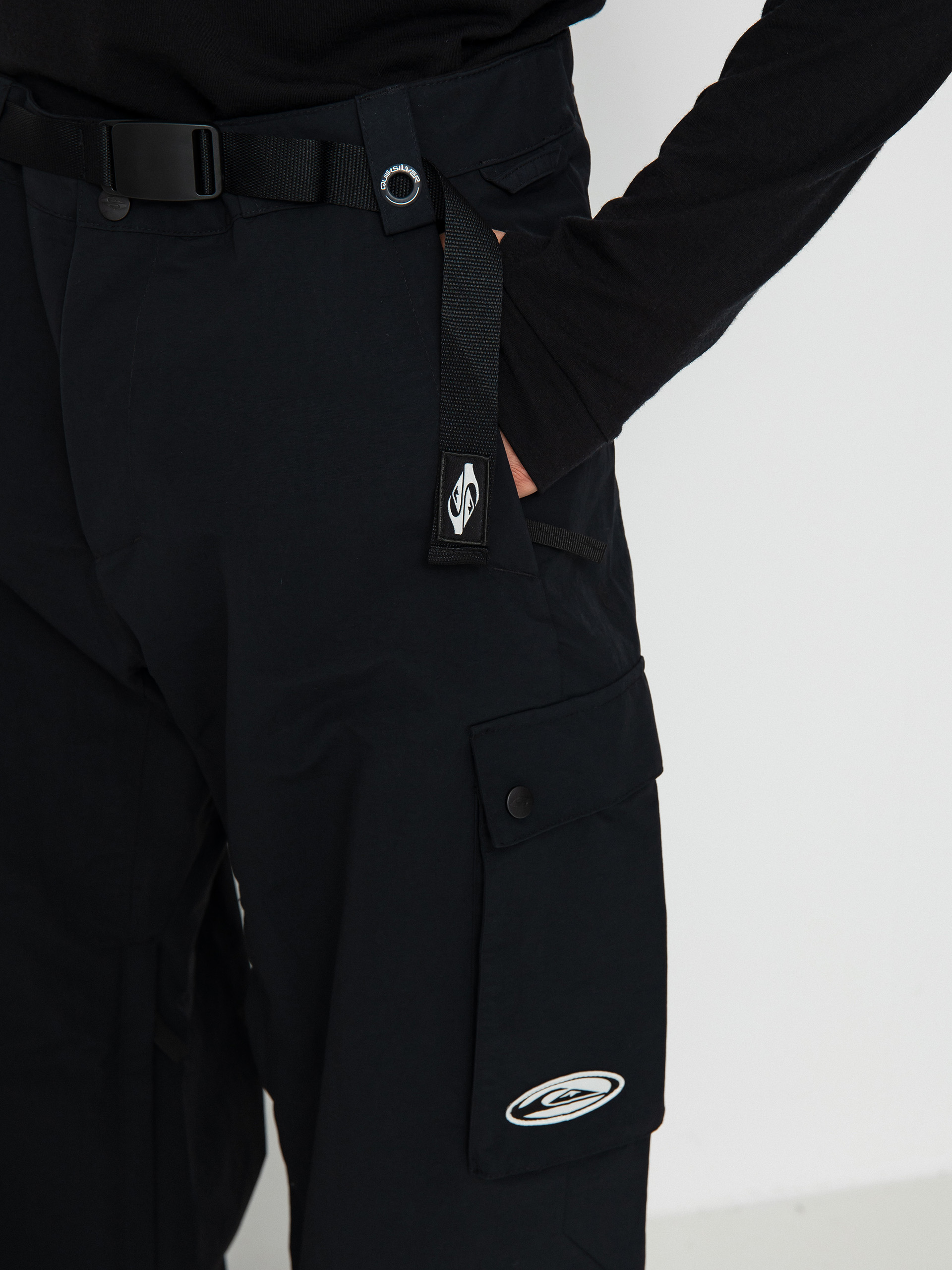 Férfi Quiksilver Snow Down Cargo Snowboard nadrág (true black)