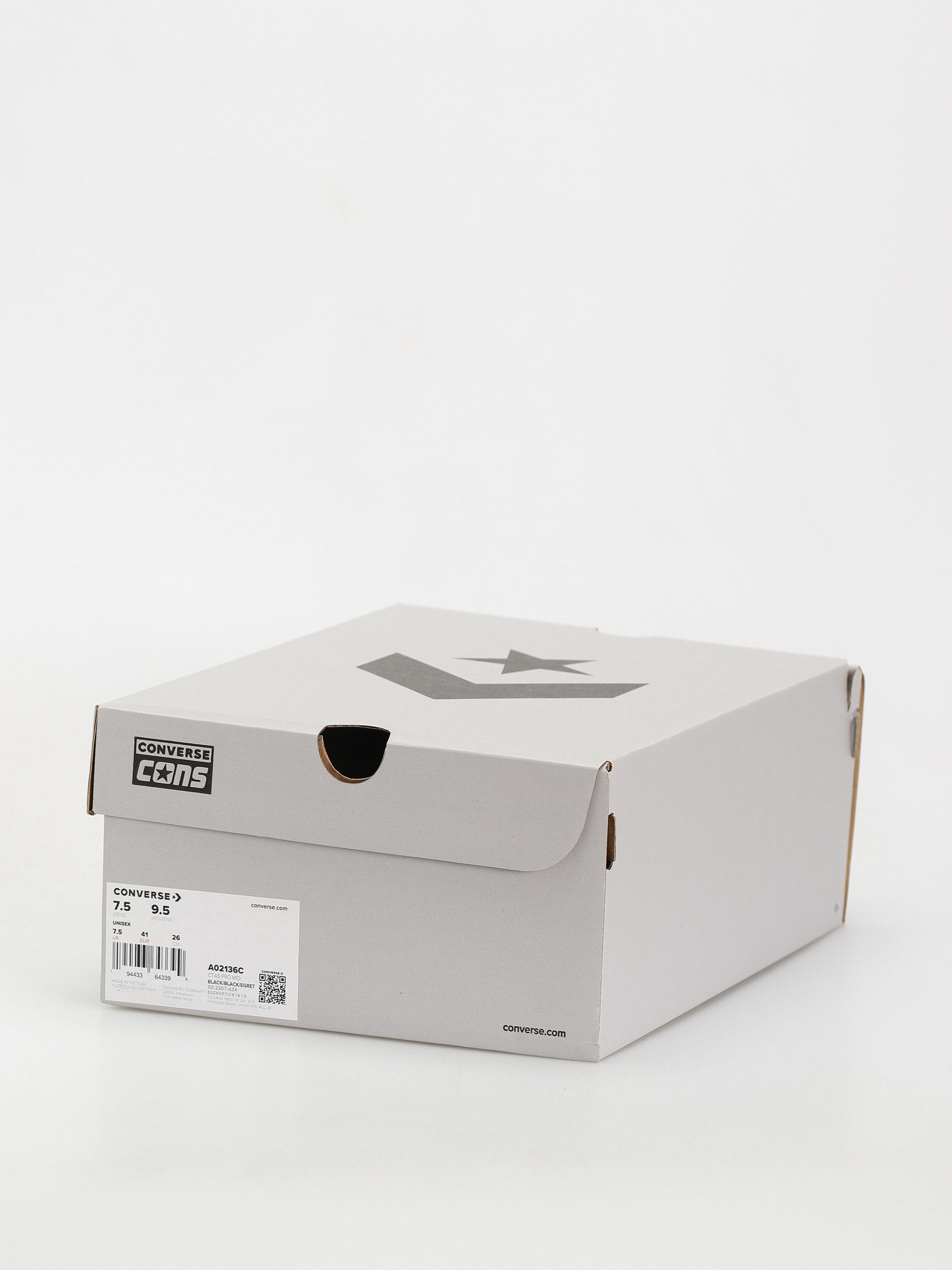 Converse Trampki Chuck Taylor All Star Pro Mid Cipők (black/black/egret)