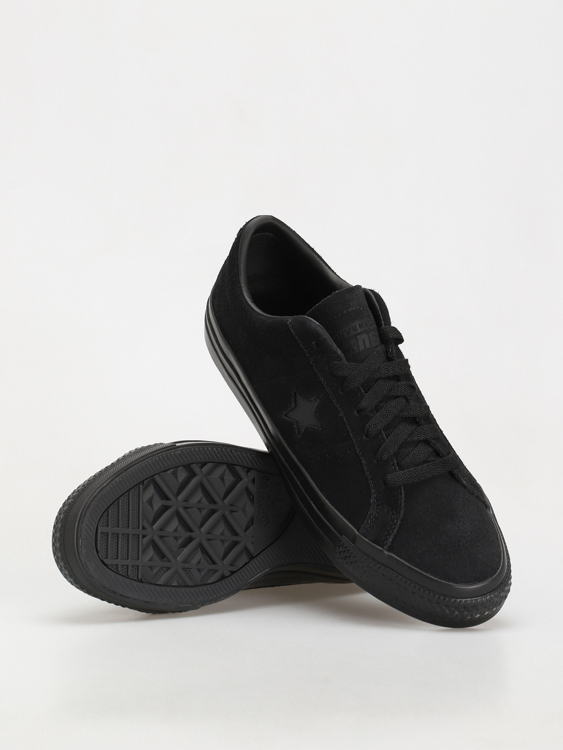 Converse One Star Pro Ox Cipők (black/black/black)