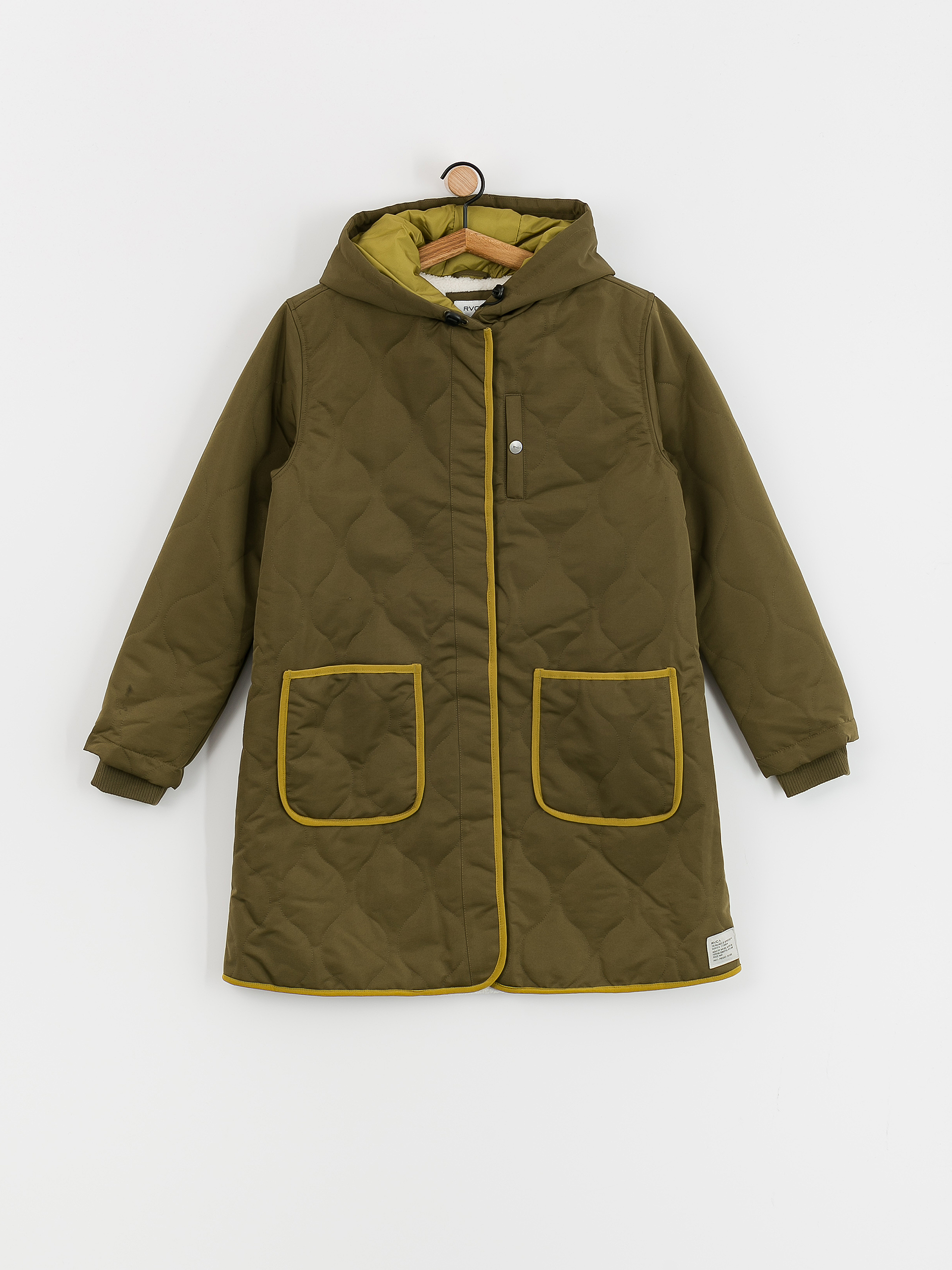 RVCA Jean Parka Dzseki Wmn (dark chocolate/dark orange)