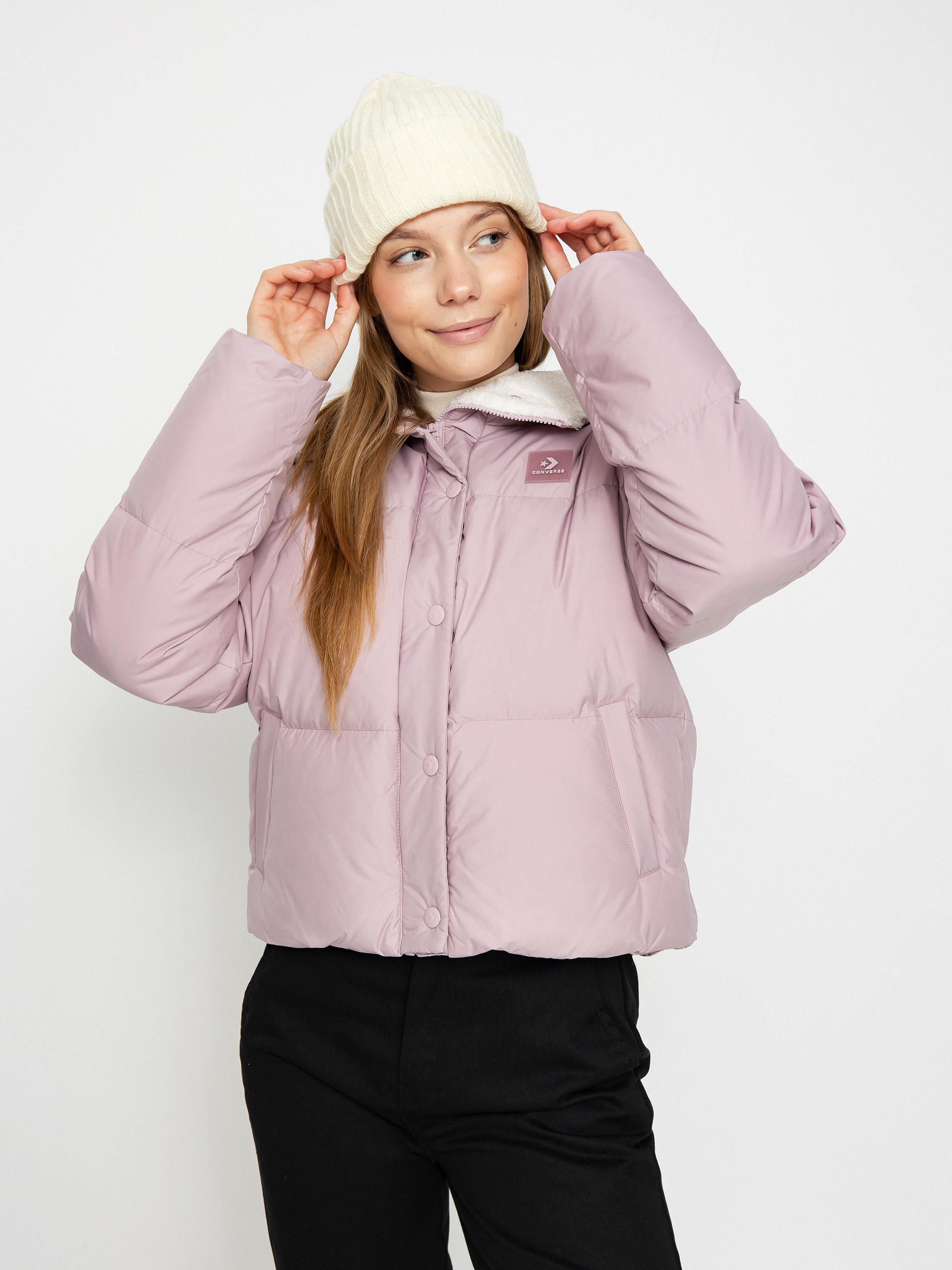 Converse Short Down Jacket Dzseki Wmn (phantom violet)