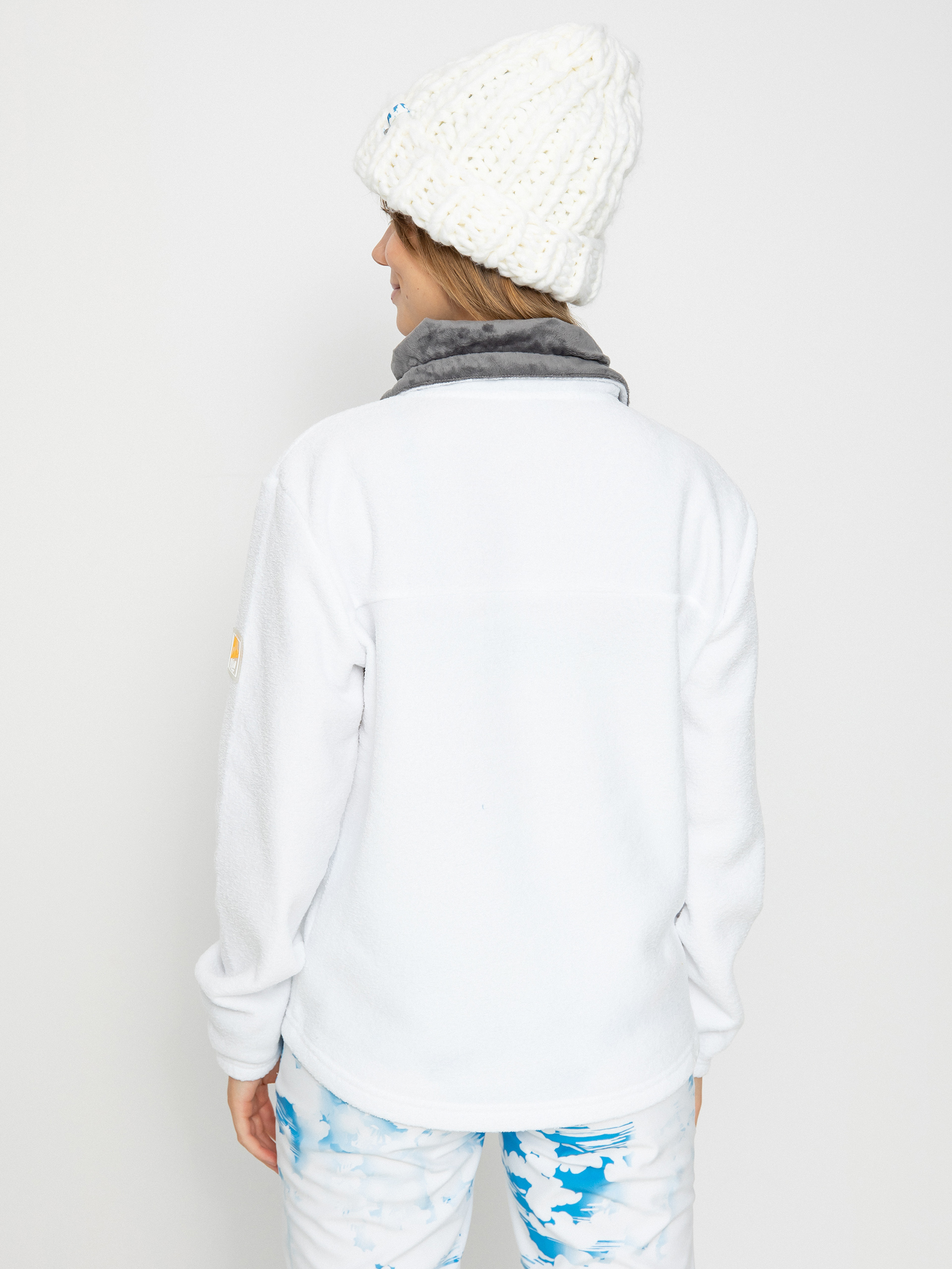 Női Roxy Chloe Kim Polár pulóver (bright white)