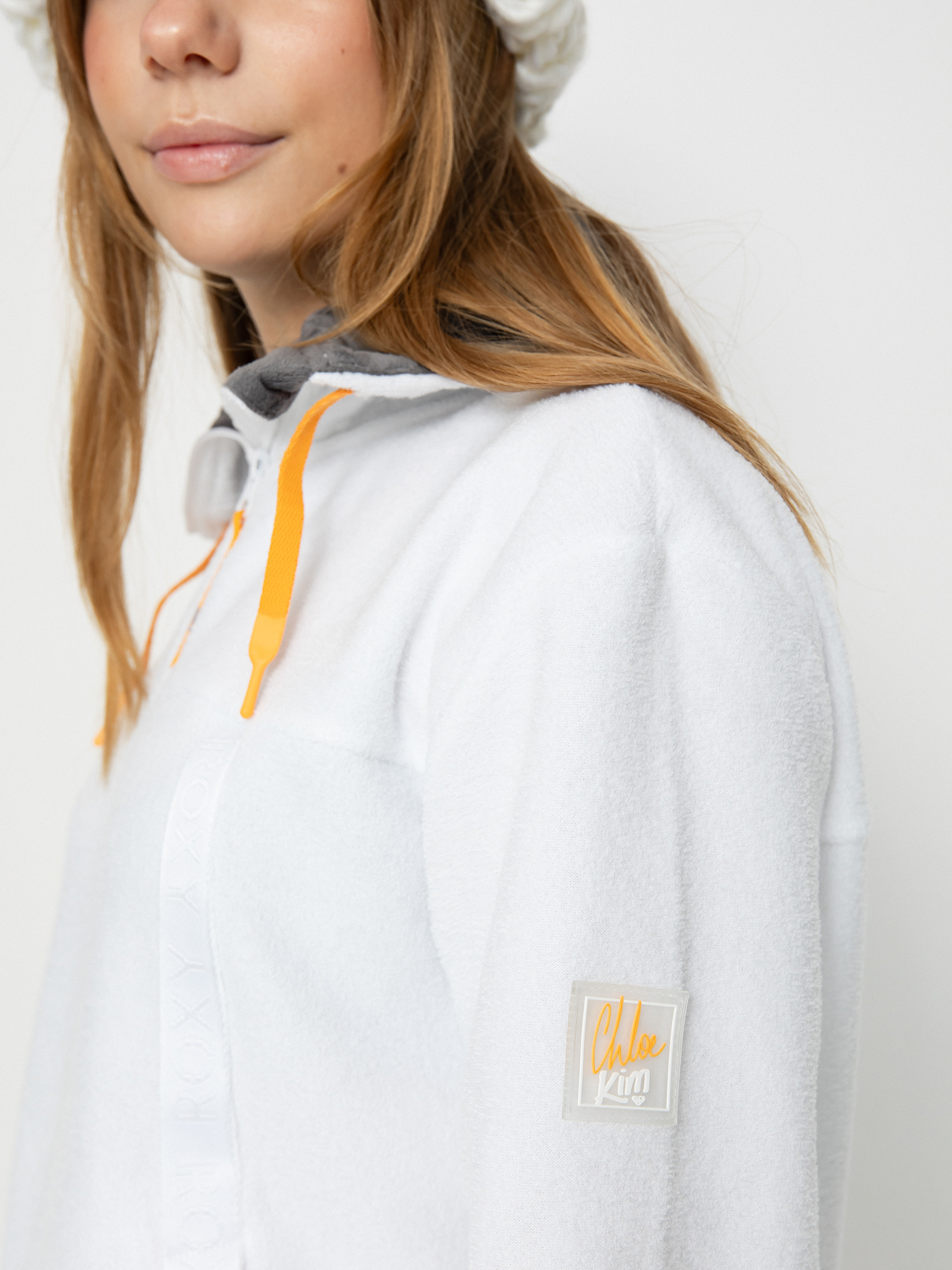 Női Roxy Chloe Kim Polár pulóver (bright white)