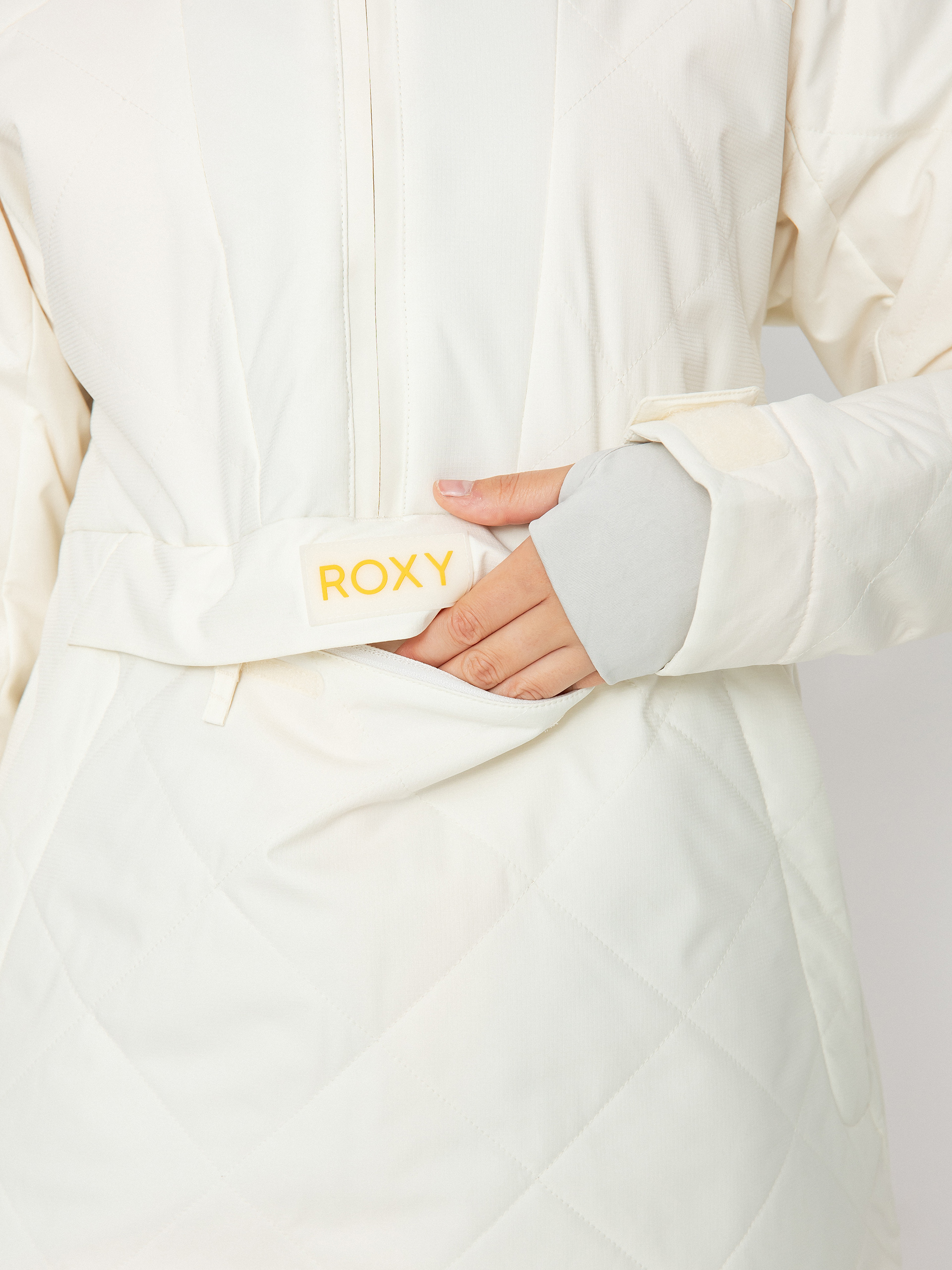 Női Roxy Radiant Lines Overhead Snowboard dzseki (egret)