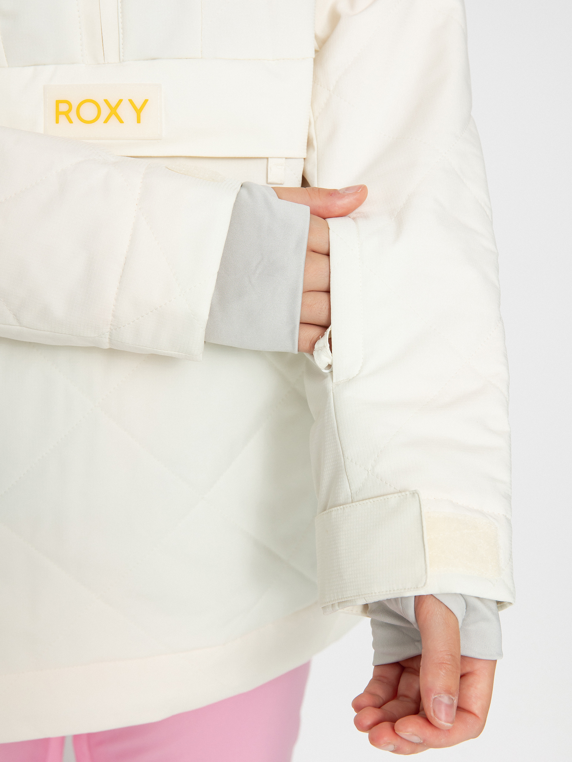 Női Roxy Radiant Lines Overhead Snowboard dzseki (egret)