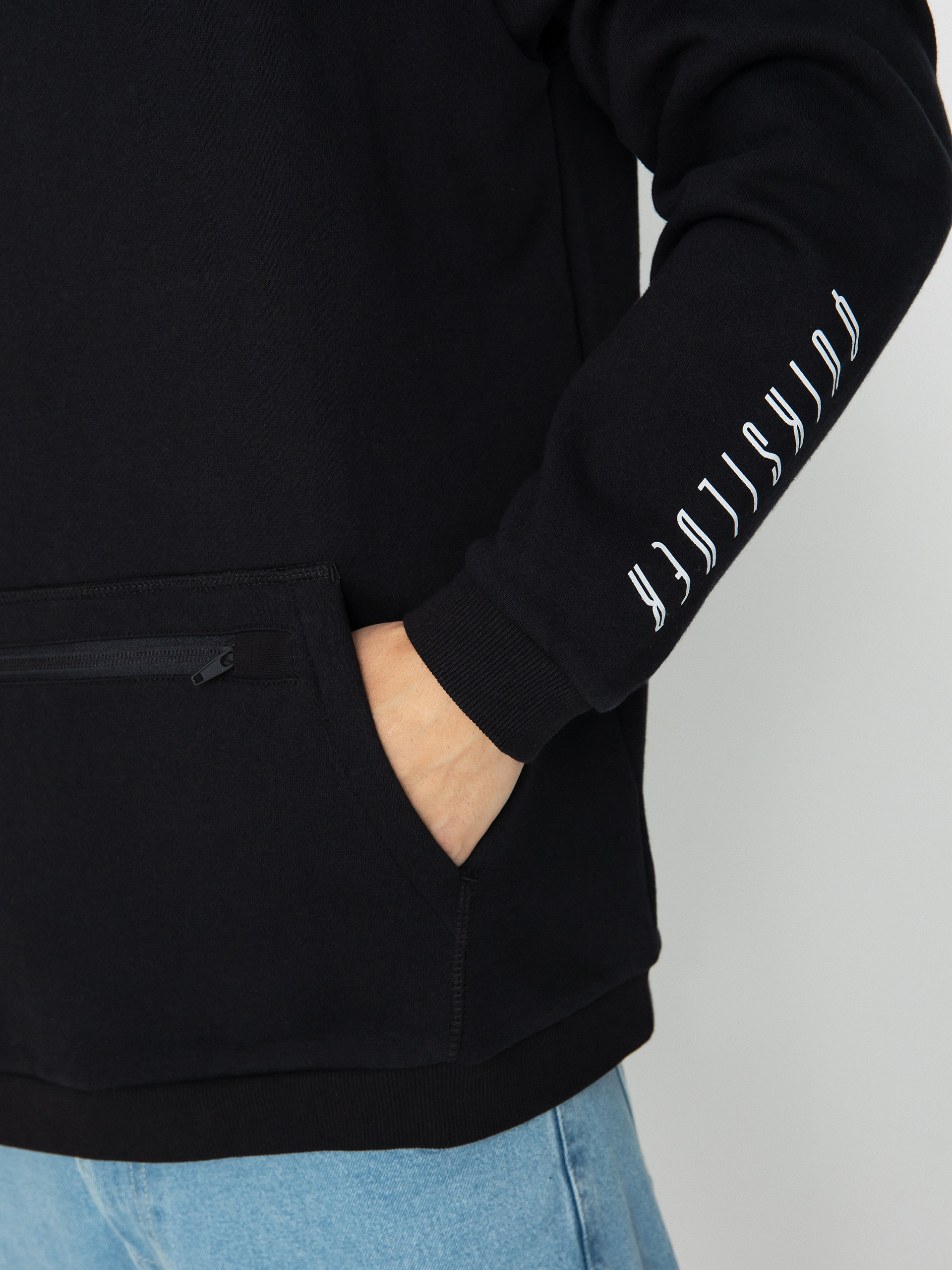 Férfi Quiksilver Big Logo Tech HD Thermo pulóver (true black)