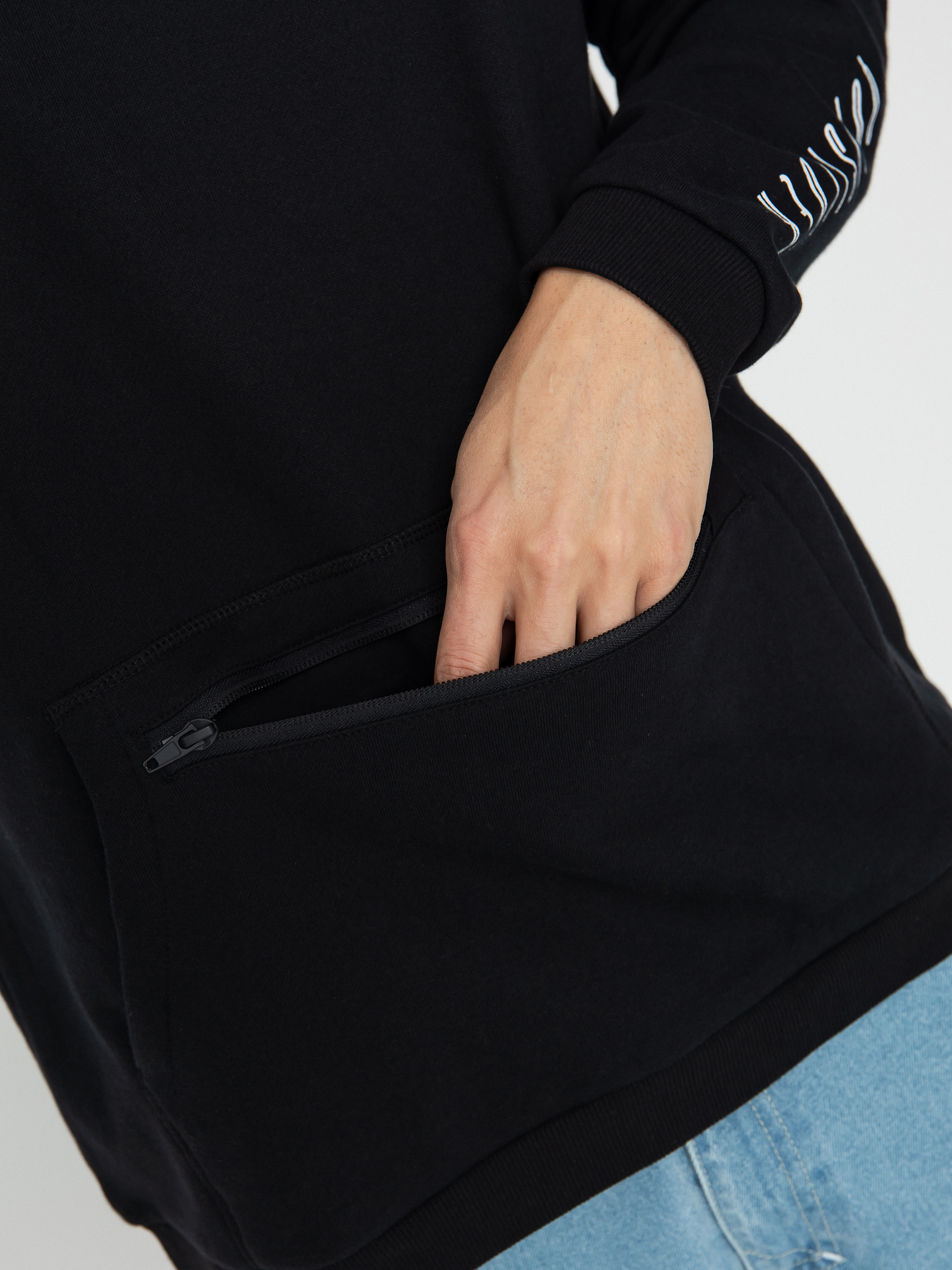 Férfi Quiksilver Big Logo Tech HD Thermo pulóver (true black)