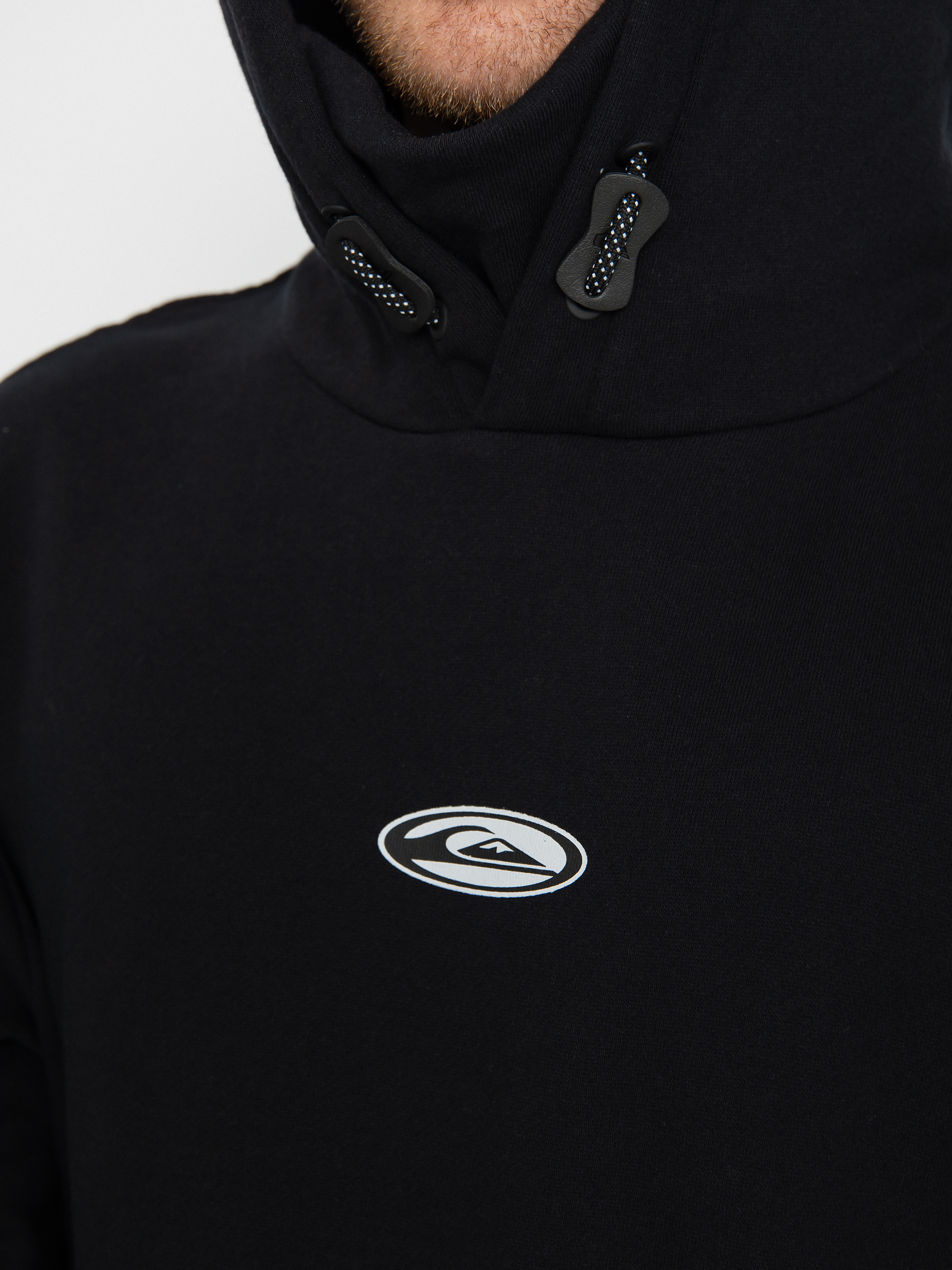 Férfi Quiksilver Big Logo Tech HD Thermo pulóver (true black)