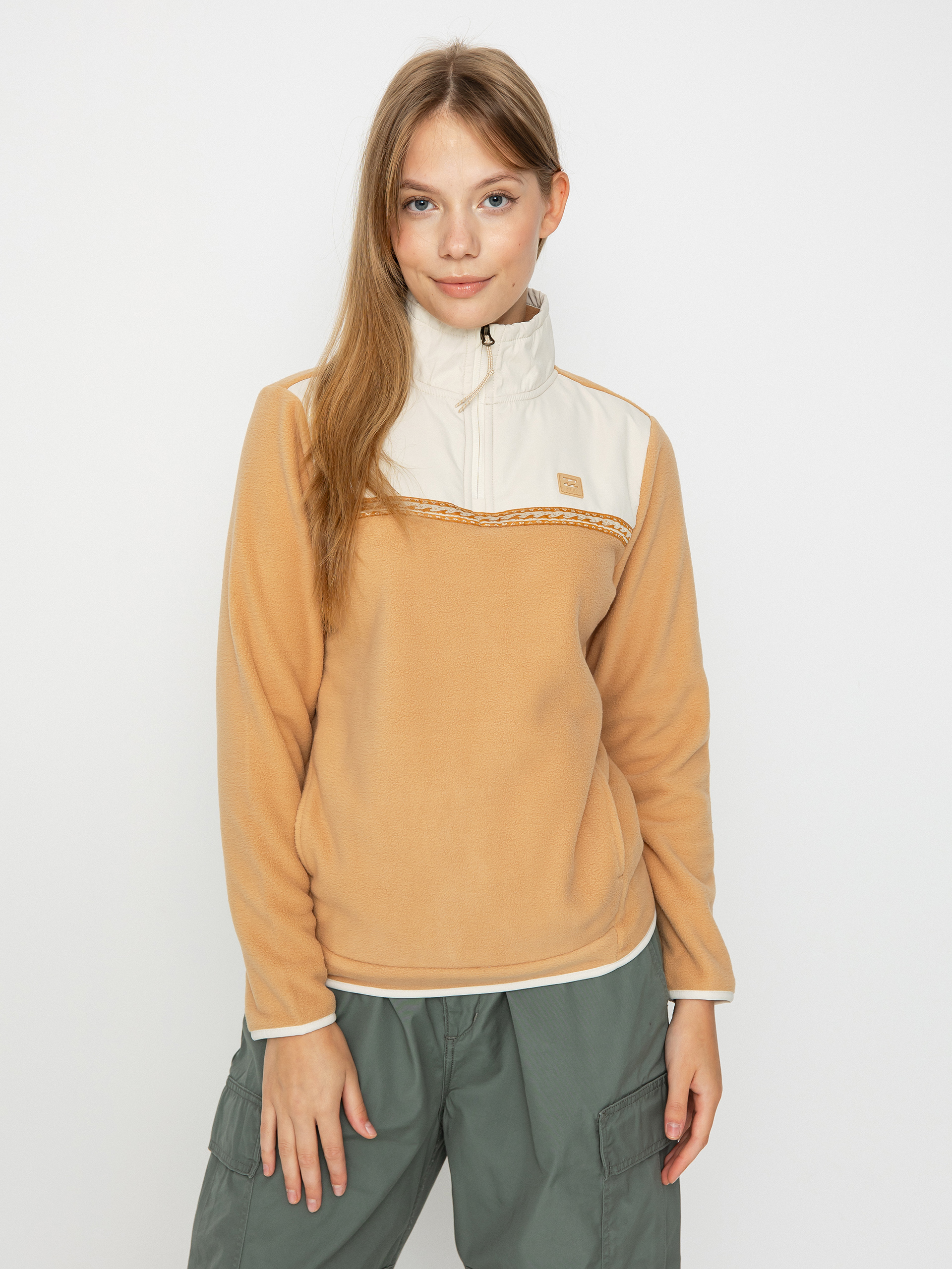 Billabong Boundary Lite Polár pulóver Wmn (latte)