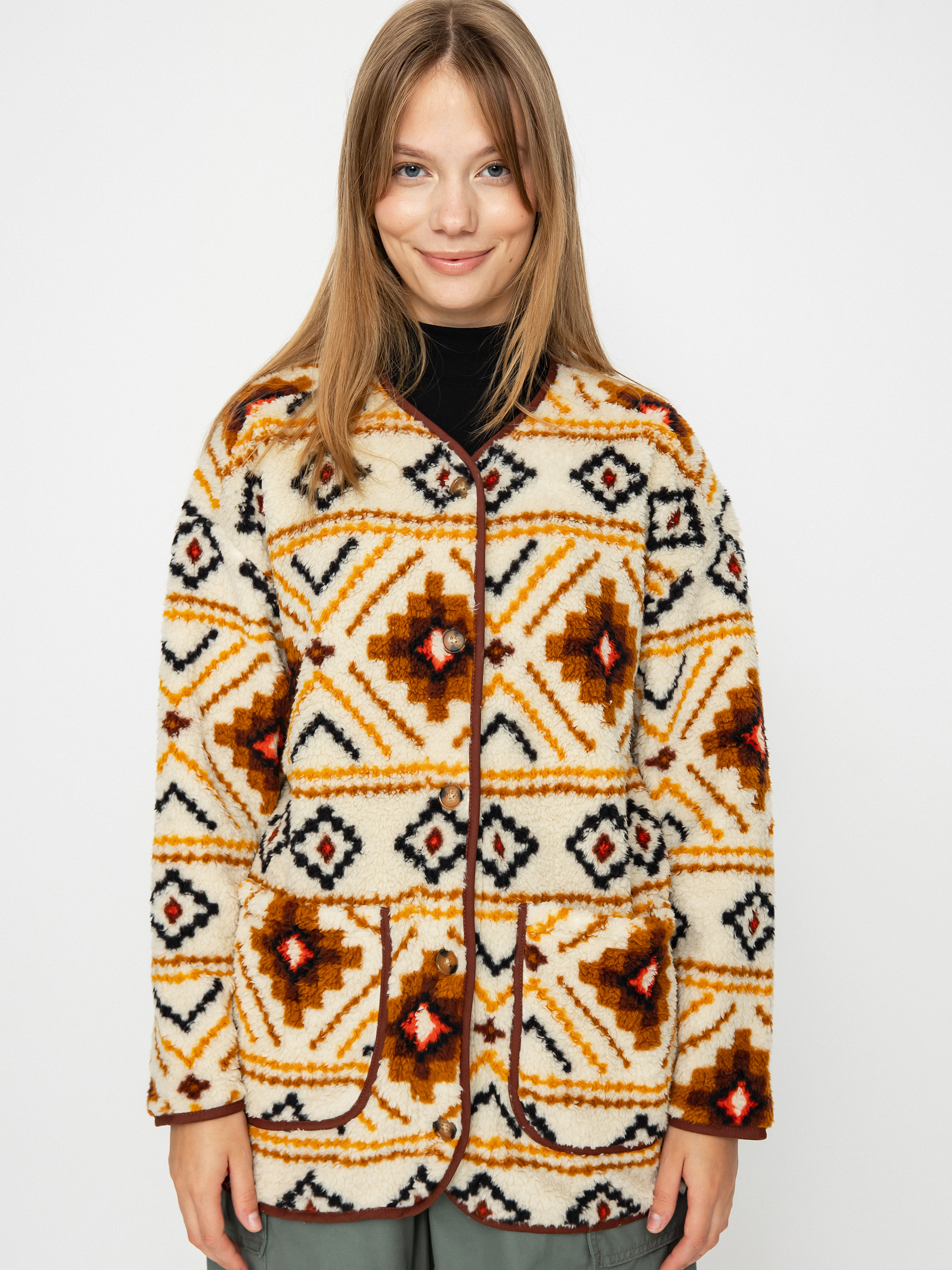 Billabong Fireside Cozy Dzseki Wmn (white multi)