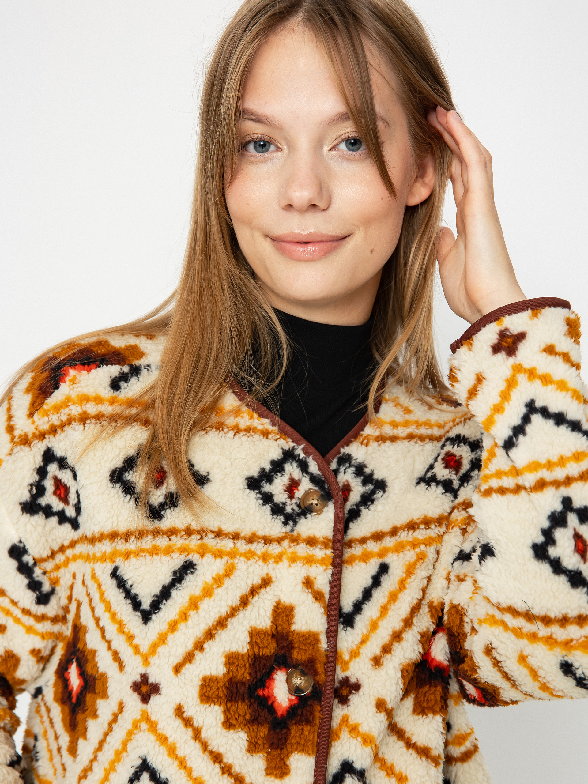 Billabong Fireside Cozy Dzseki Wmn (white multi)