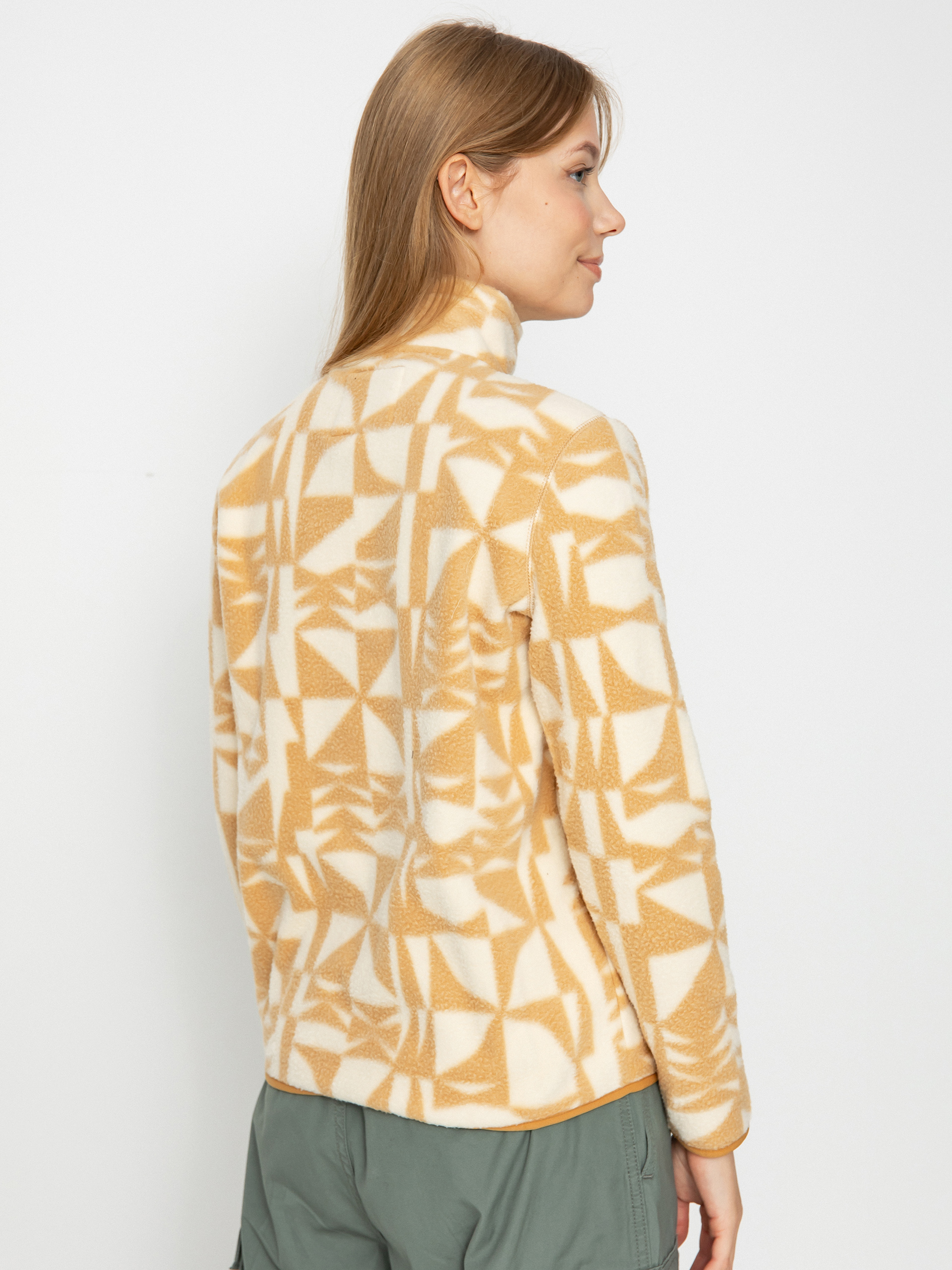 Női Billabong Boundary Mock 3 Polár pulóver (latte)