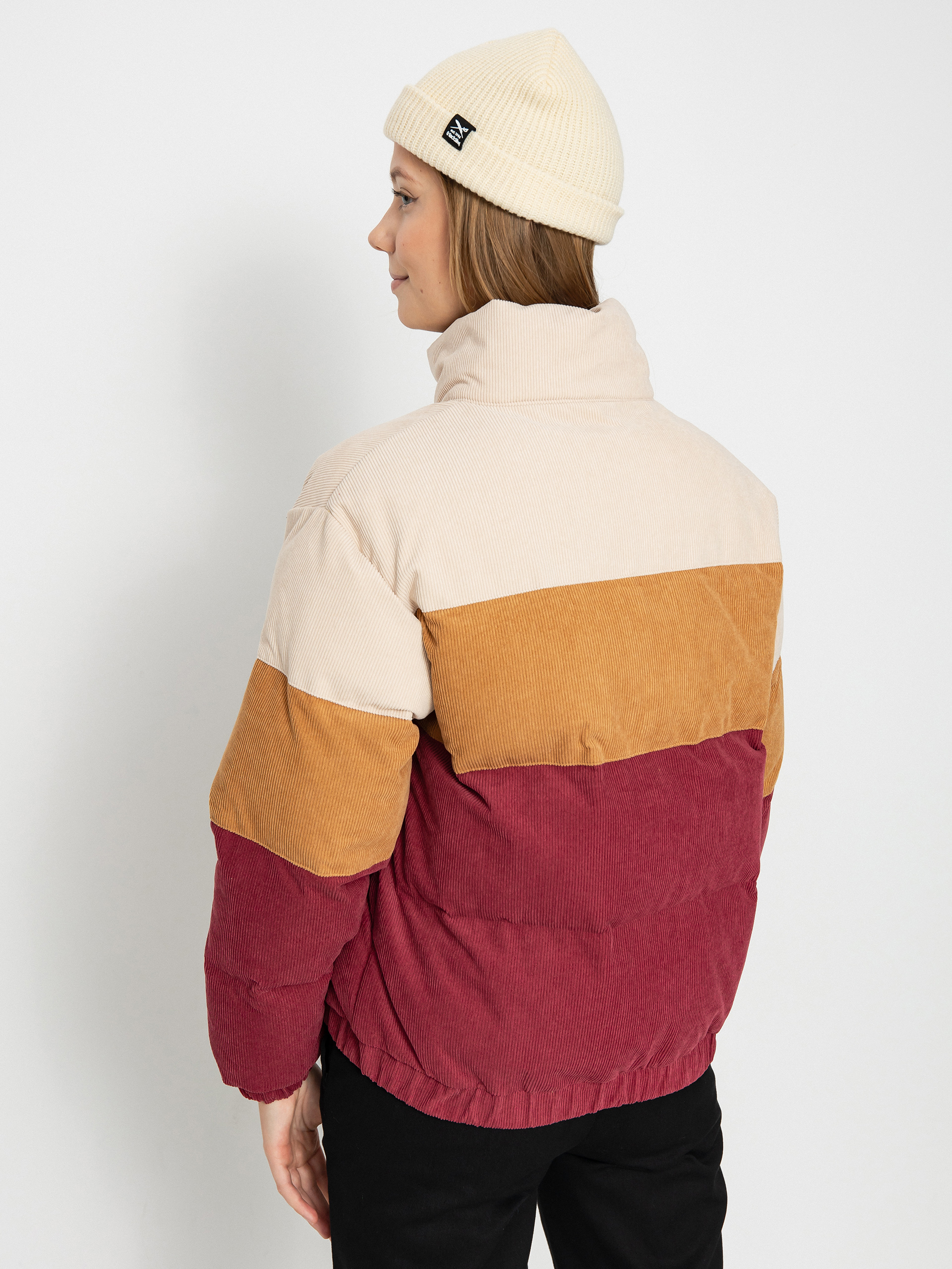 Iriedaily Cordy Puffer Dzseki Wmn (dark red)