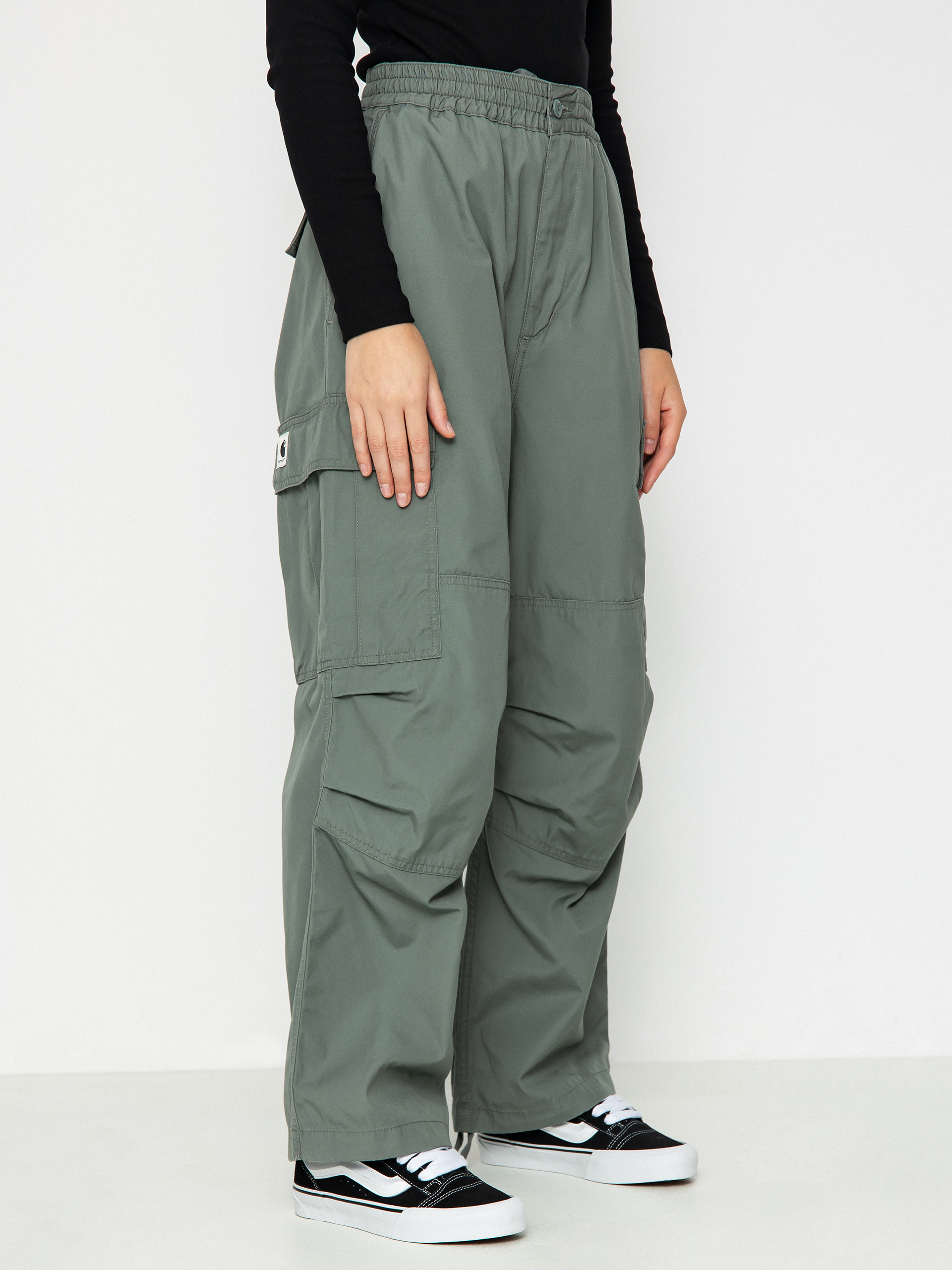 Carhartt WIP Jet Cargo Kisnadrág Wmn (smoke green)