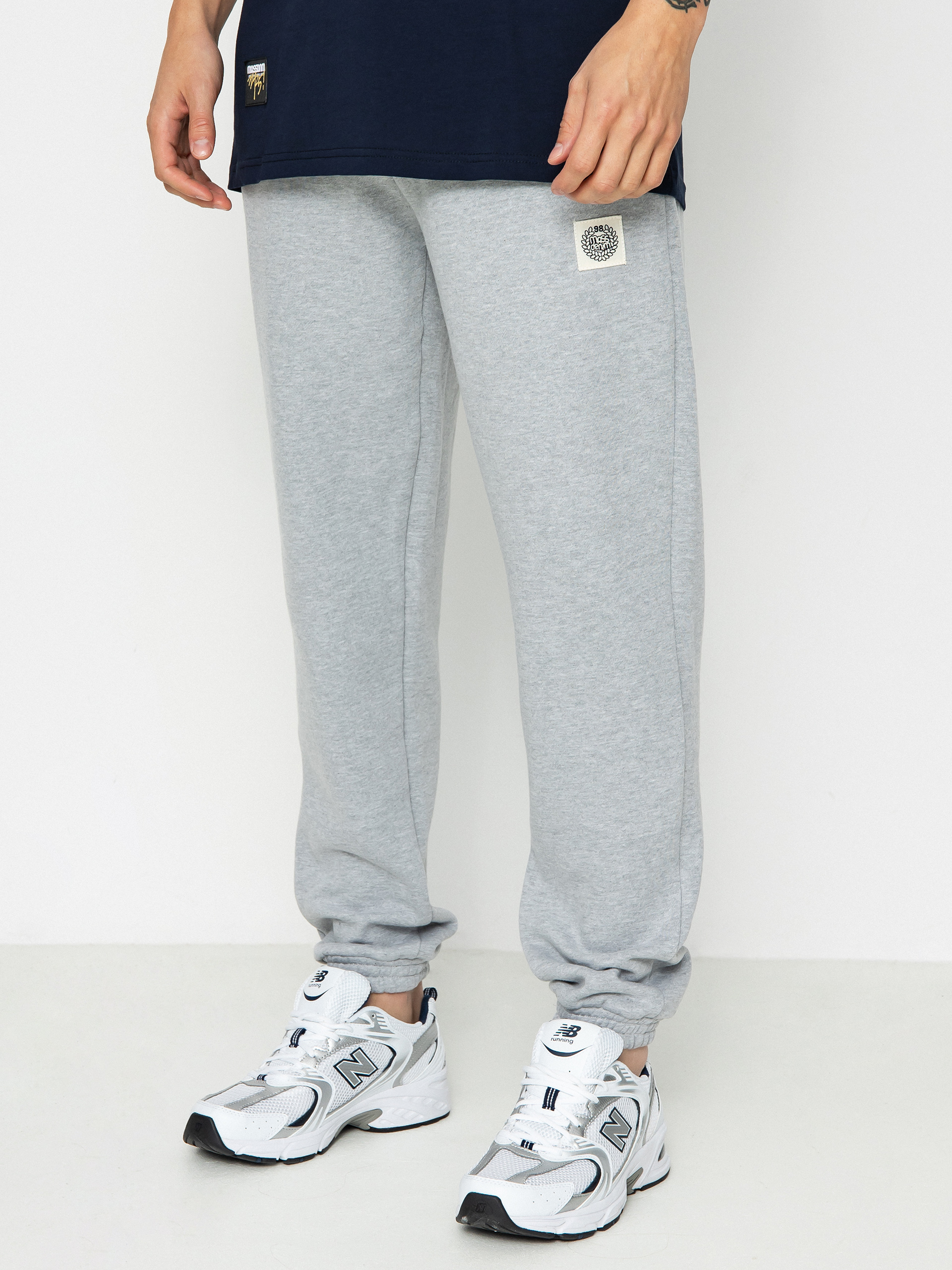 MassDnm Patch Straight Fit Kisnadru00e1g (light heather grey)