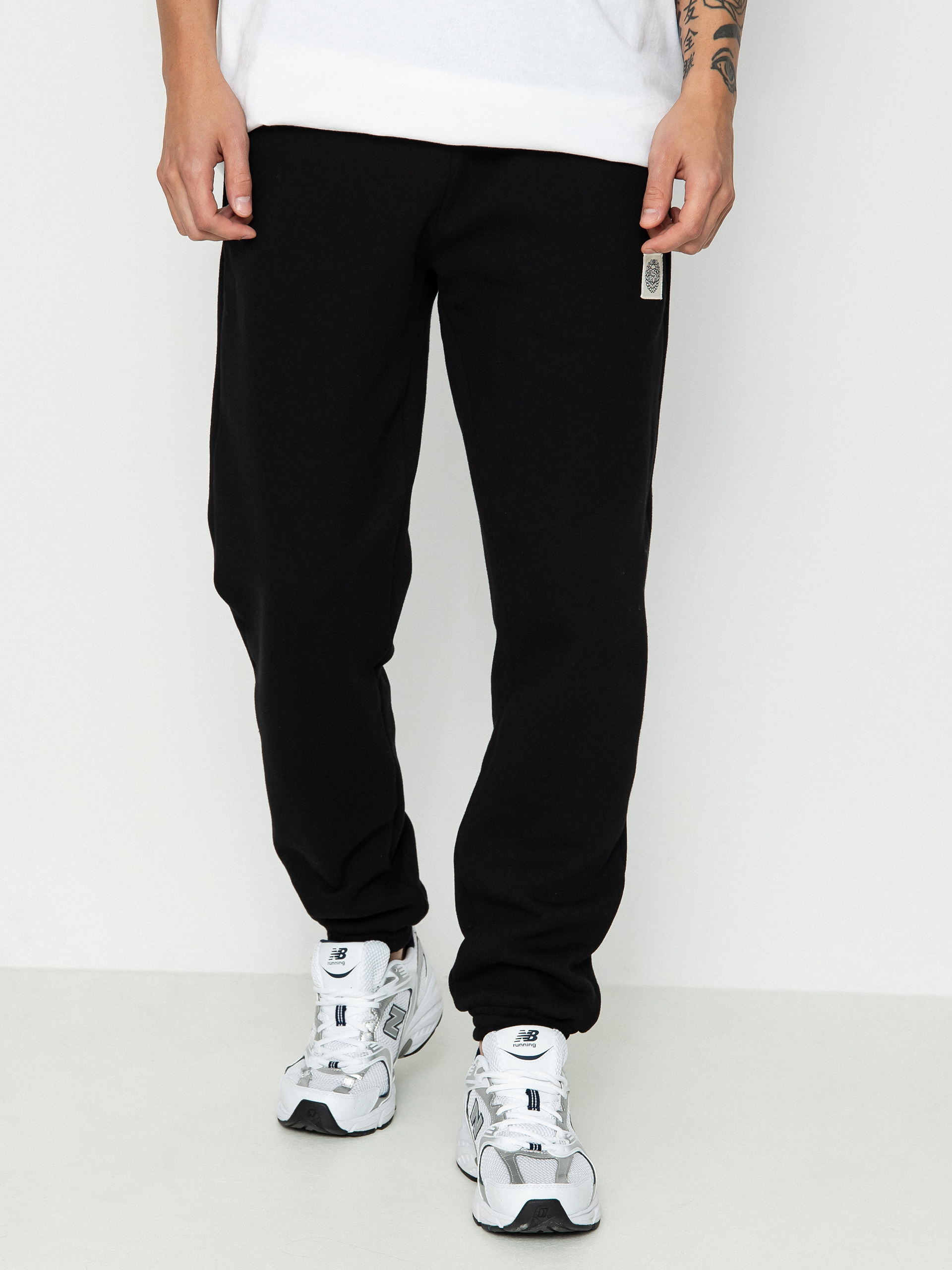 MassDnm Patch Straight Fit Kisnadrág (black)