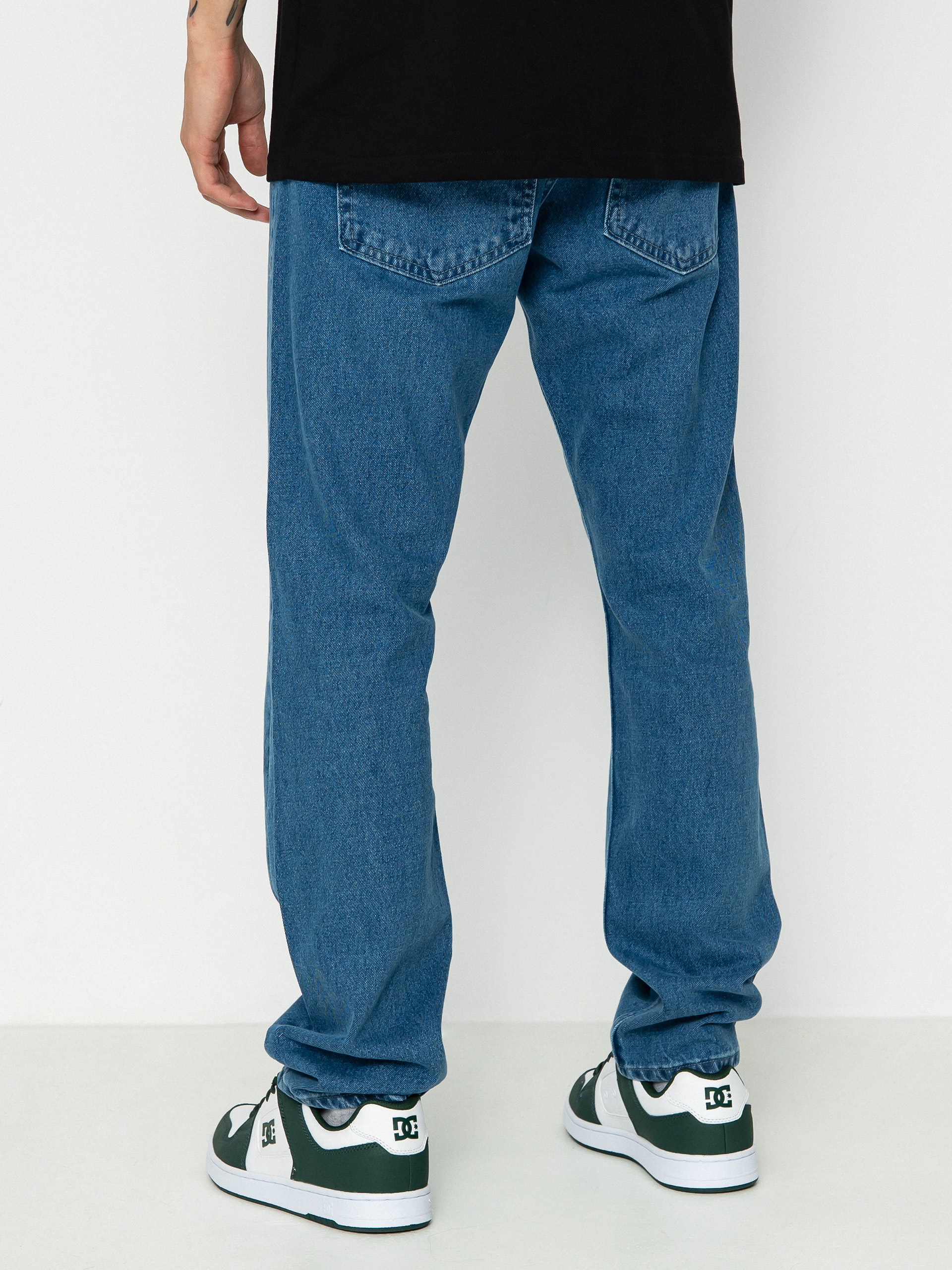 MassDnm Base Jeans Regular Fit Kisnadrág (blue)