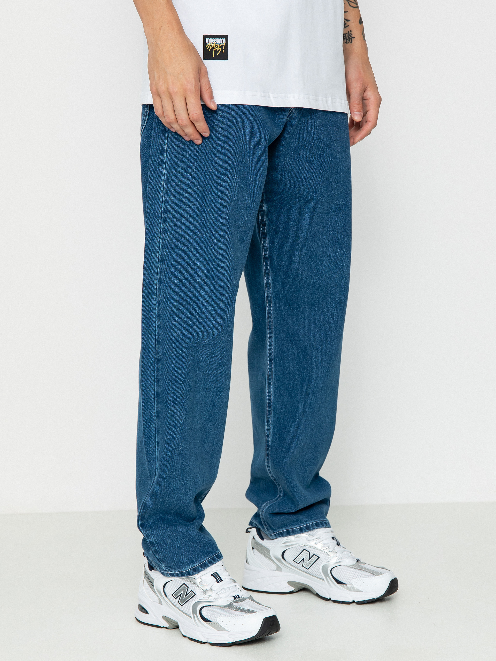 MassDnm Craft Jeans Baggy Fit Kisnadrág (blue)