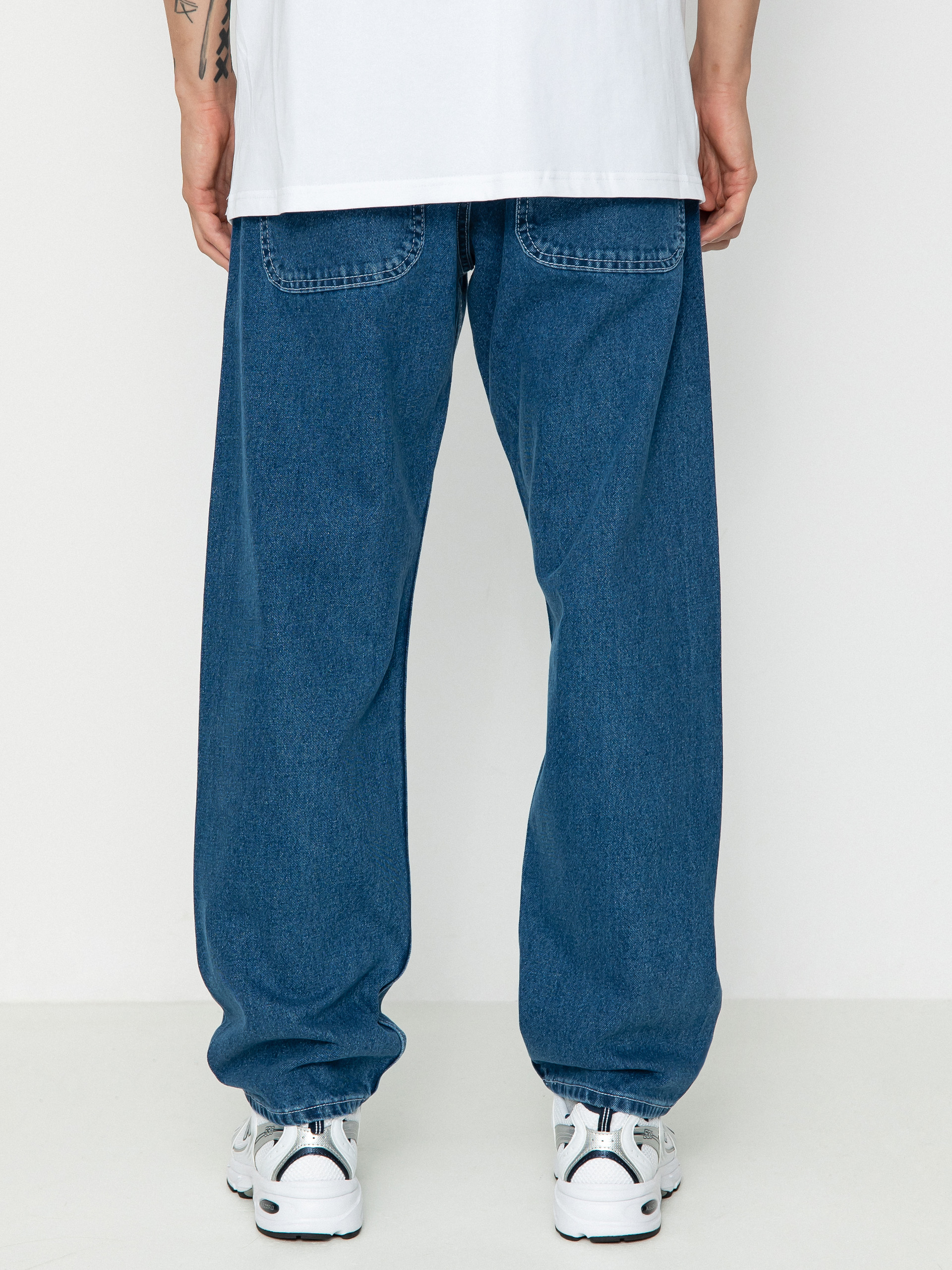 MassDnm Craft Jeans Baggy Fit Kisnadrág (blue)