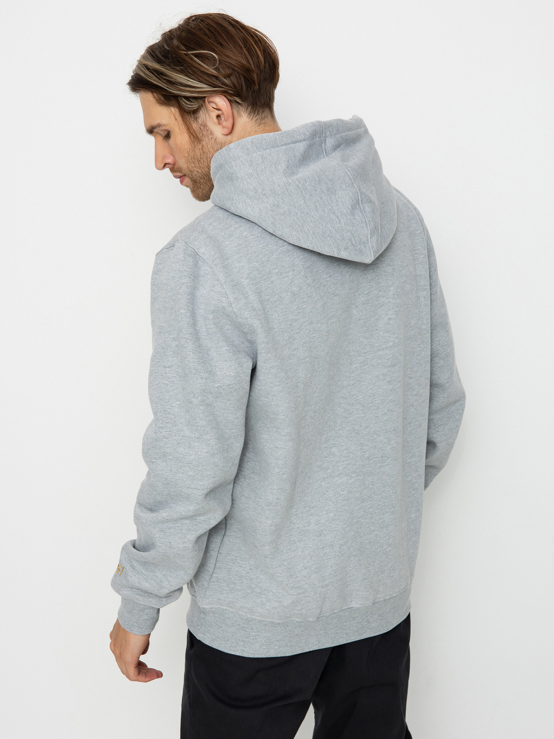 MassDnm Patch HD Kapucnis pulóver (light heather grey)