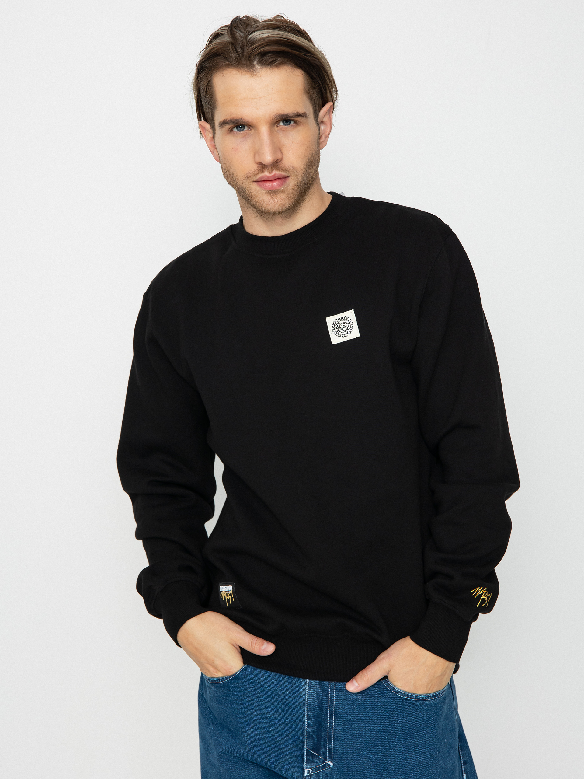 MassDnm Patch Pulóver (black)