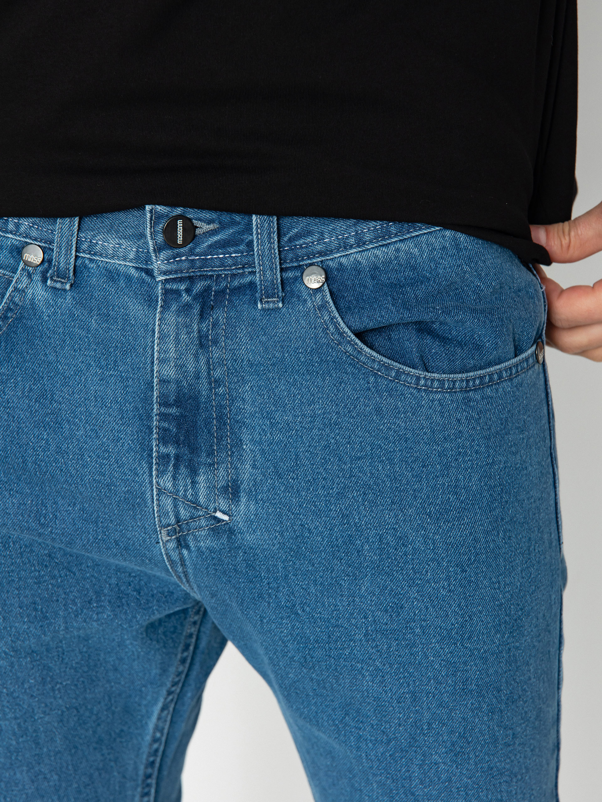 MassDnm Signature 2.0 Jeans Tapered Fit Kisnadrág (blue)