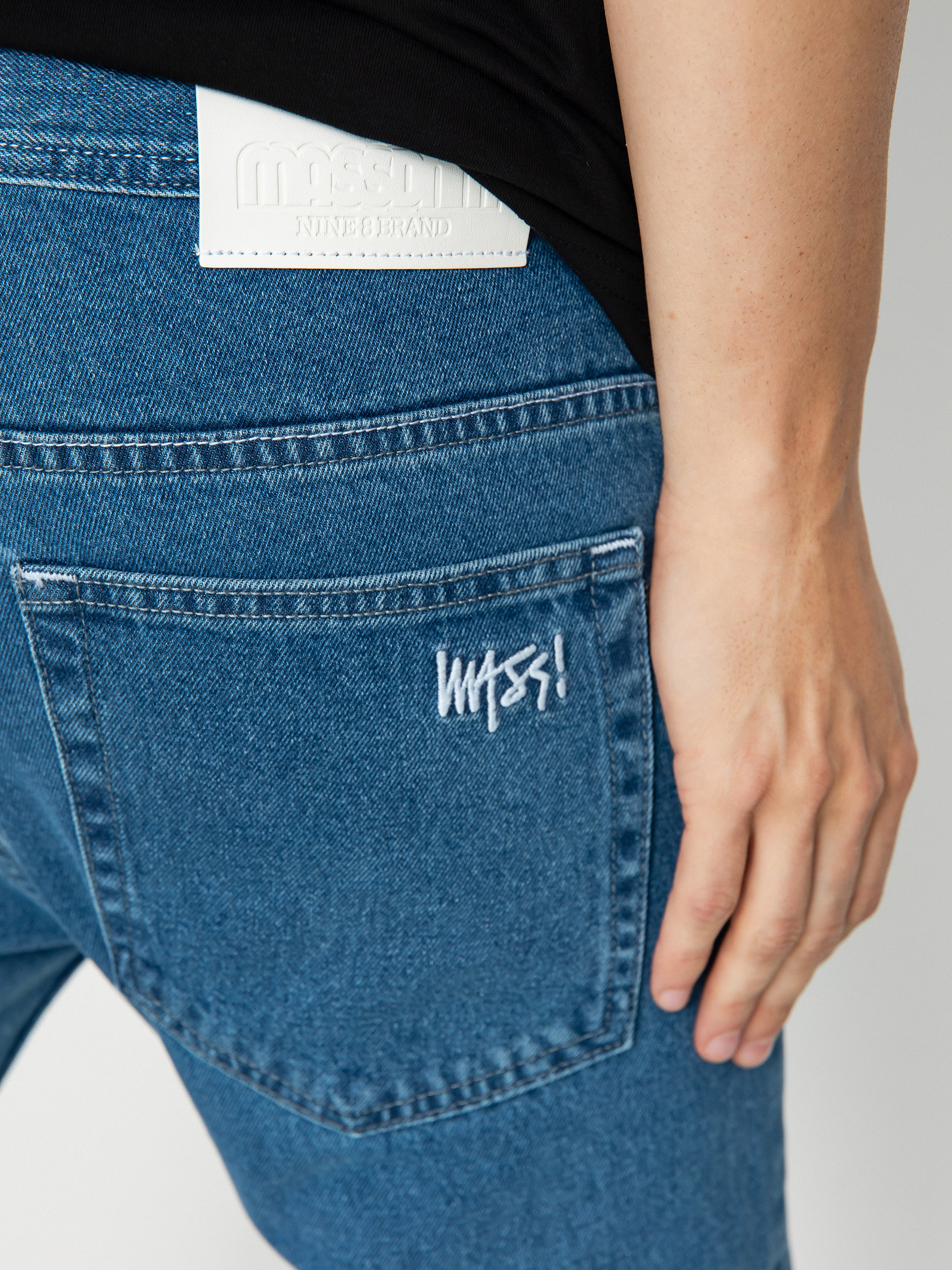 MassDnm Signature 2.0 Jeans Tapered Fit Kisnadrág (blue)