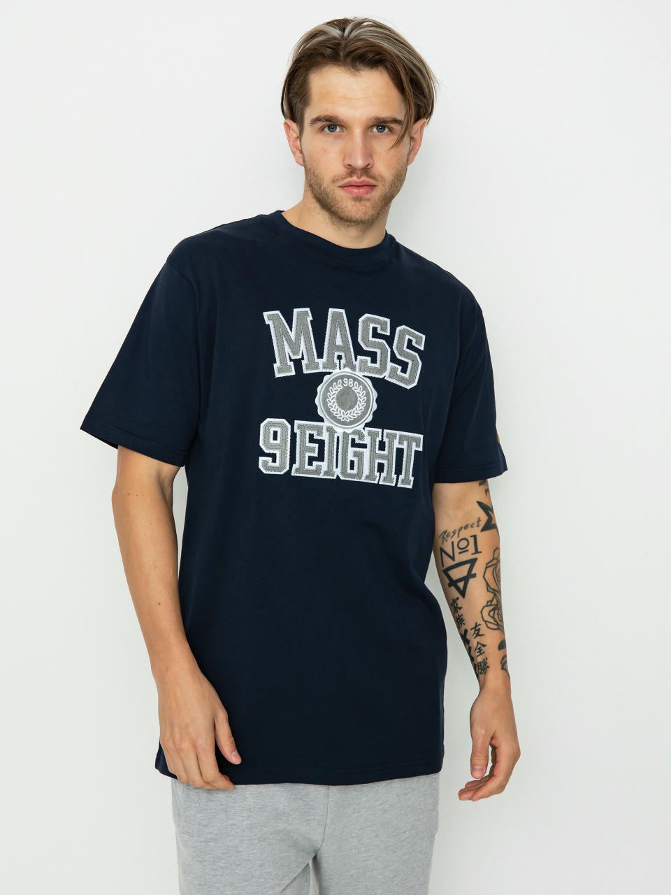 MassDnm Athletic póló (navy)