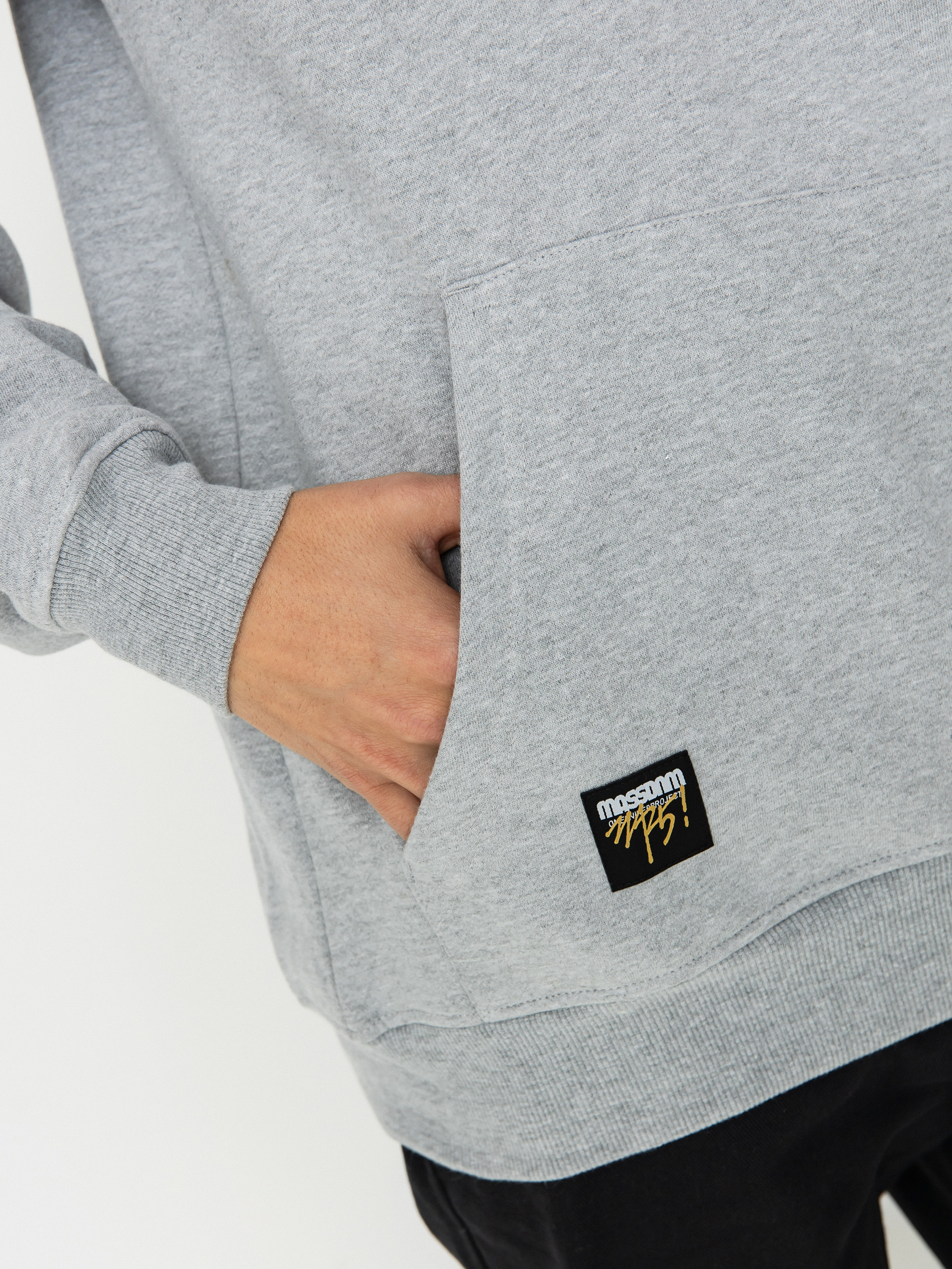 MassDnm Graduate HD Kapucnis pulóver (lt heather grey)