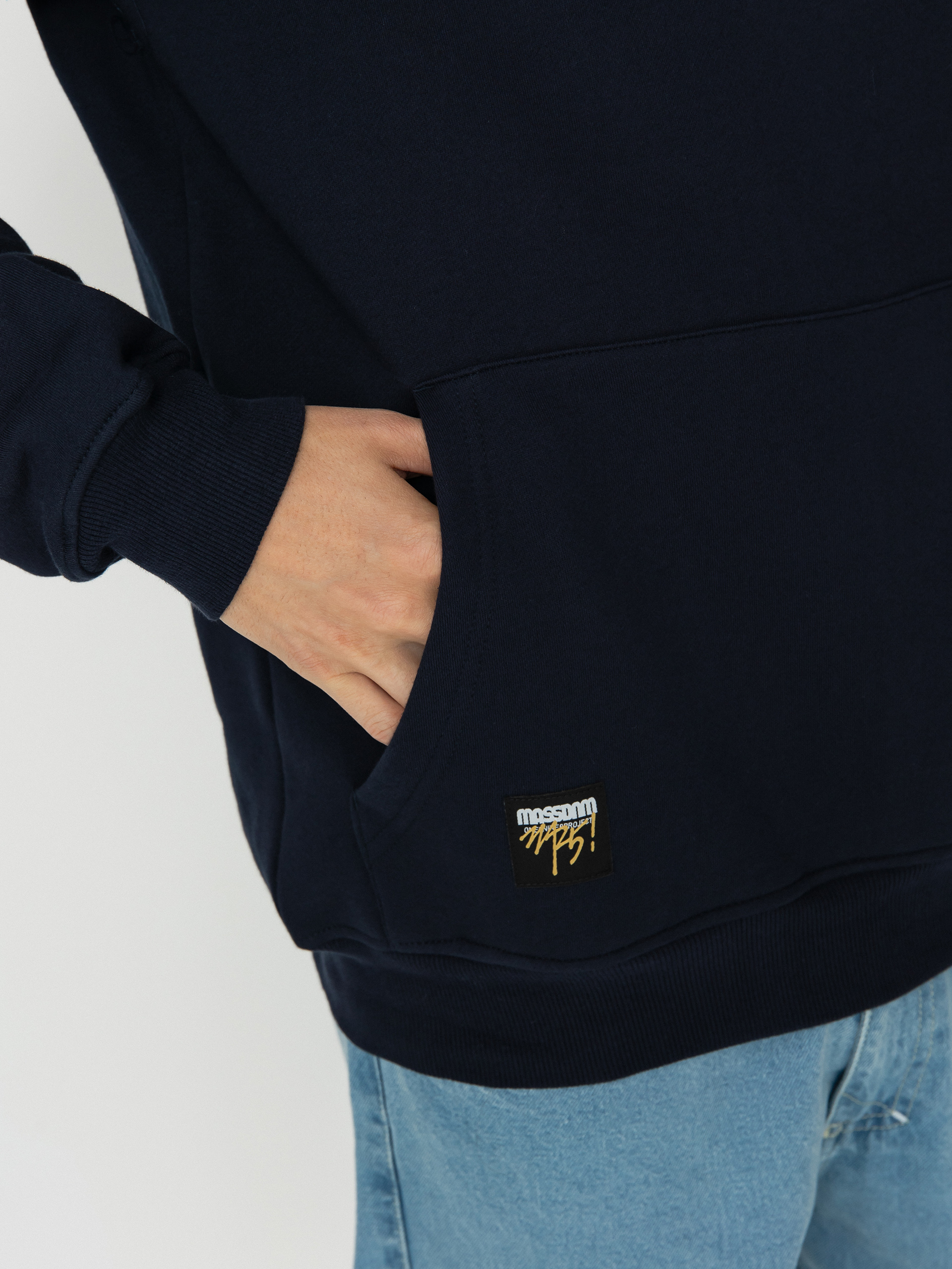 MassDnm Patch HD Kapucnis pulóver (navy)