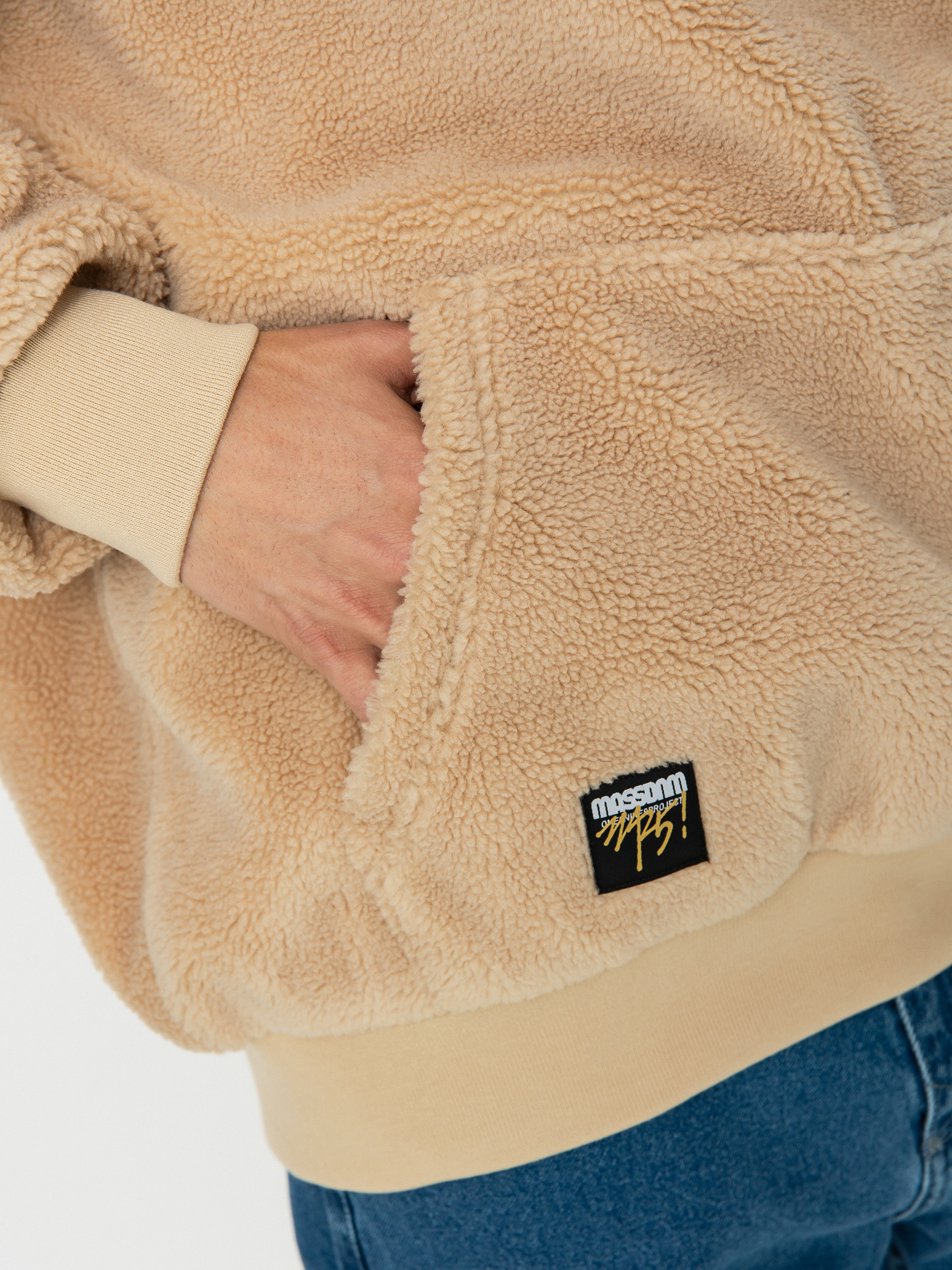 MassDnm Plan Kapucnis pulóver (beige)