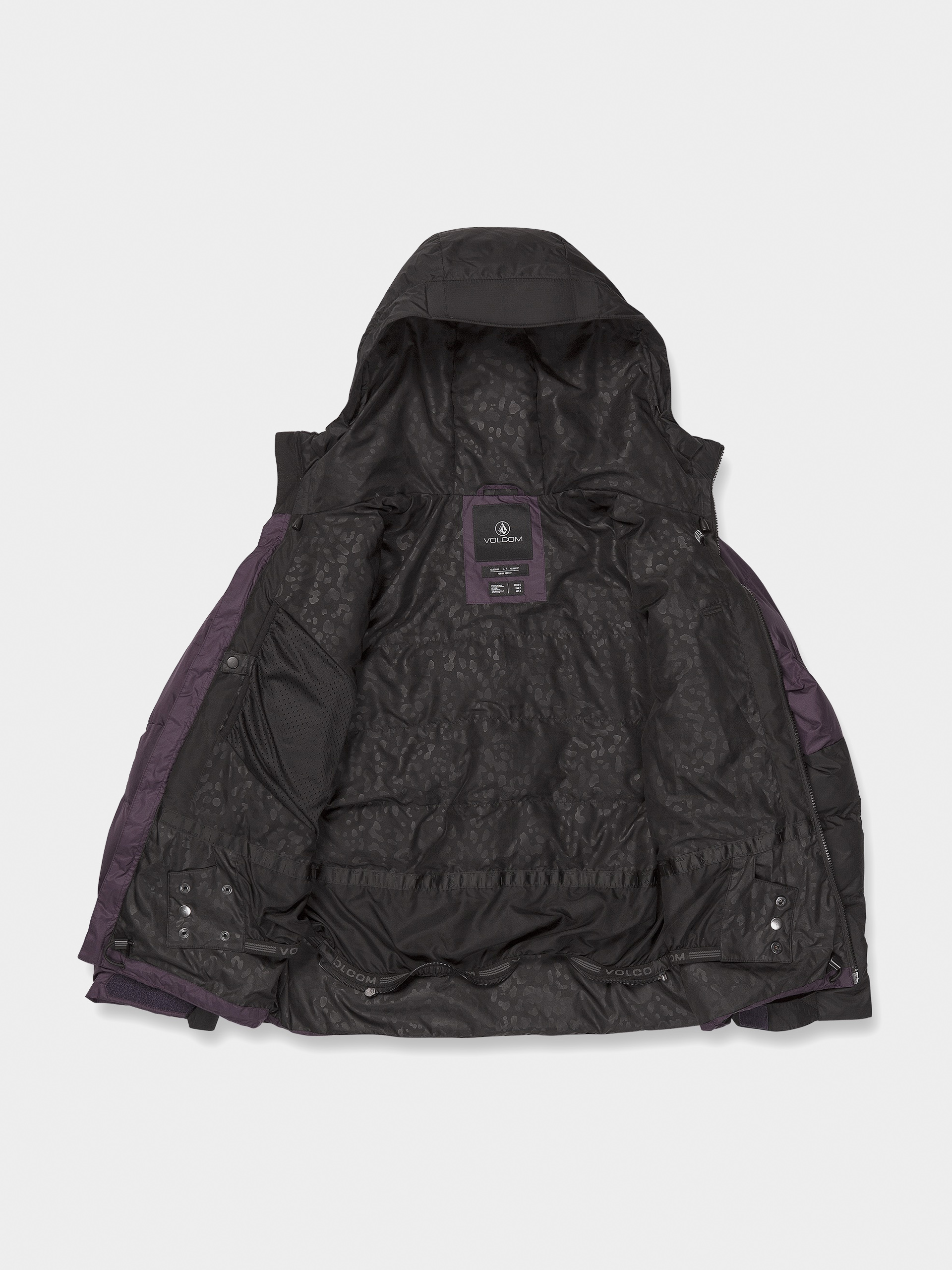 Női Volcom Puffleup Snowboard dzseki (blackberry)