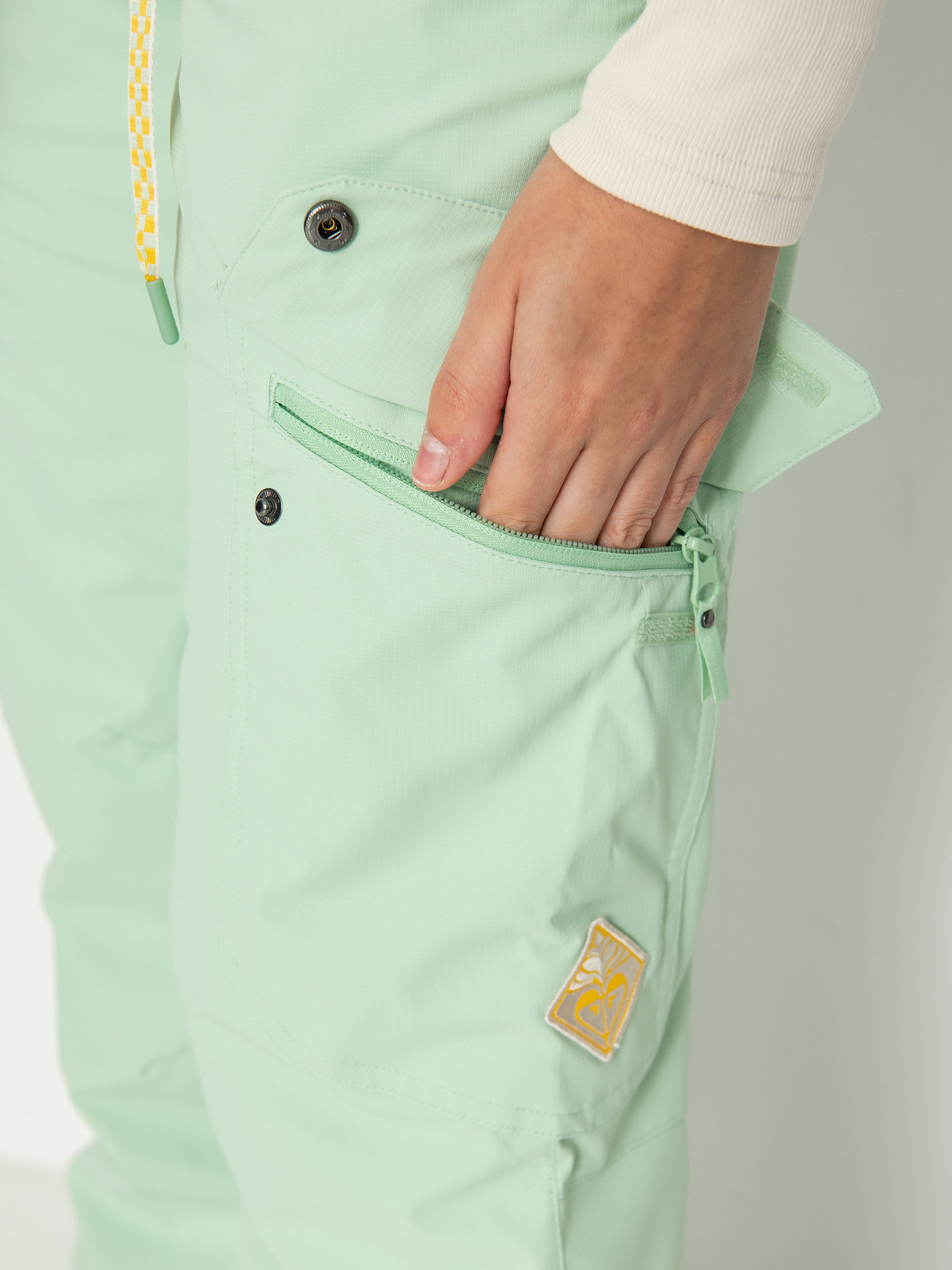 Női Roxy Passive Lines Snowboard nadrág (cameo green)