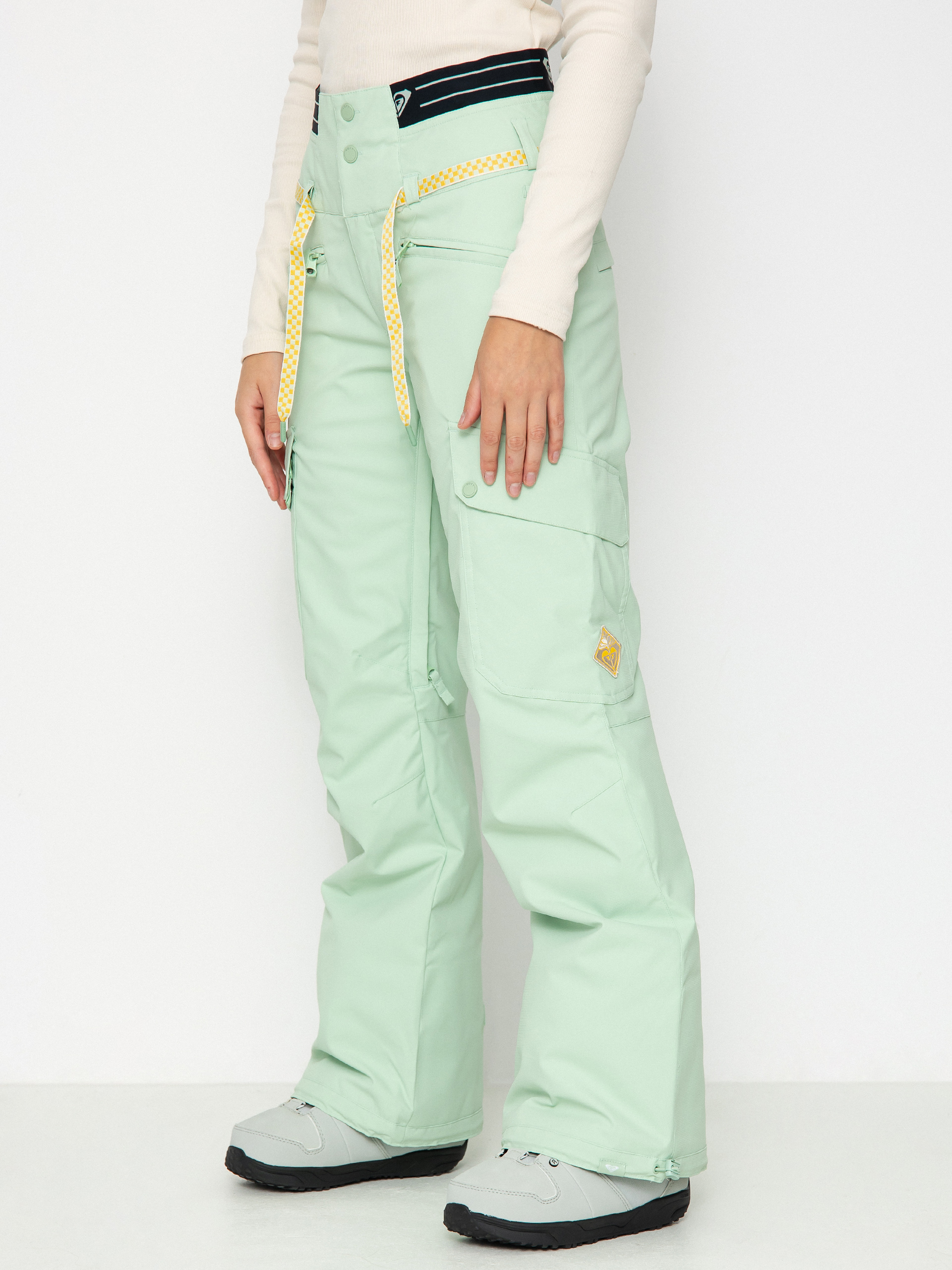 Női Roxy Passive Lines Snowboard nadrág (cameo green)